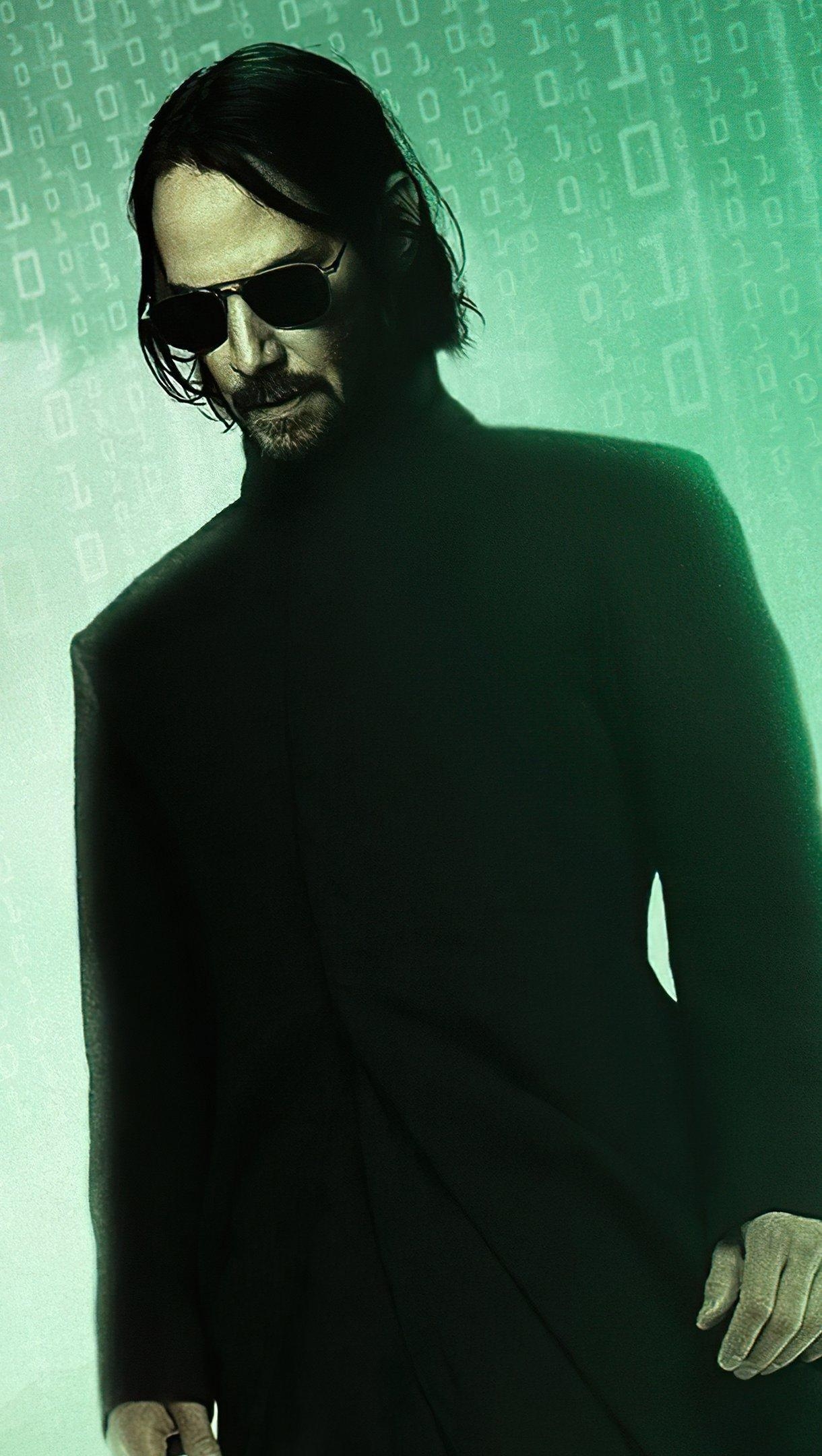 Matrix Resurrections, 4K Ultra HD, Hintergrund, Sci-Fi, Action, 1220x2160 HD Handy