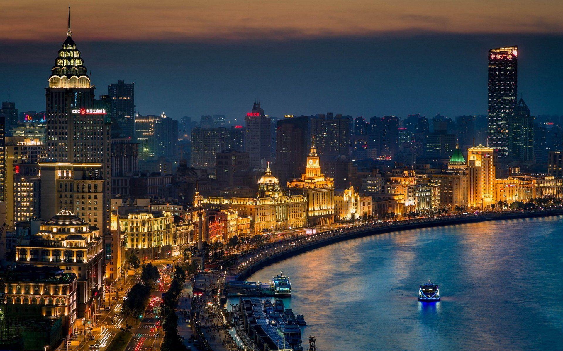 Shanghai, China, HD Hintergrund, Stadtbild, Asien, 1920x1200 HD Desktop