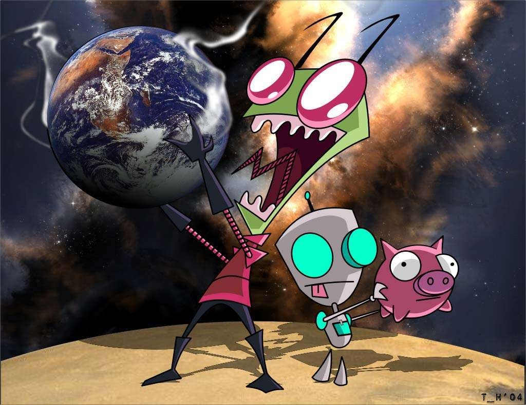 Invader Zim, Cartoon, iPod, Bild, Wallpaper, 1030x790 HD Desktop