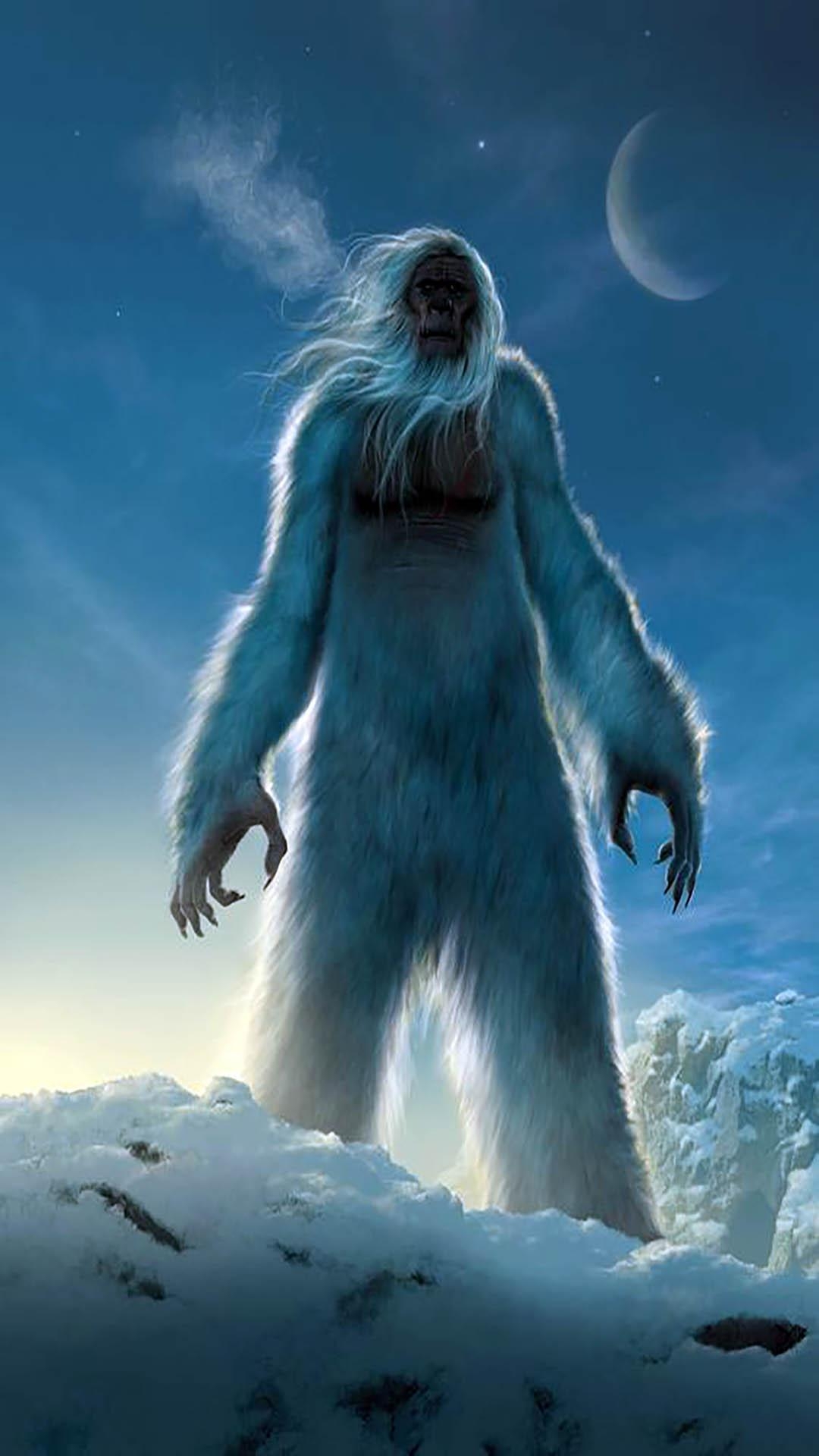 Bigfoot, Yeti, HD Android, Wald, Geheimnis, 1080x1920 Full HD Handy