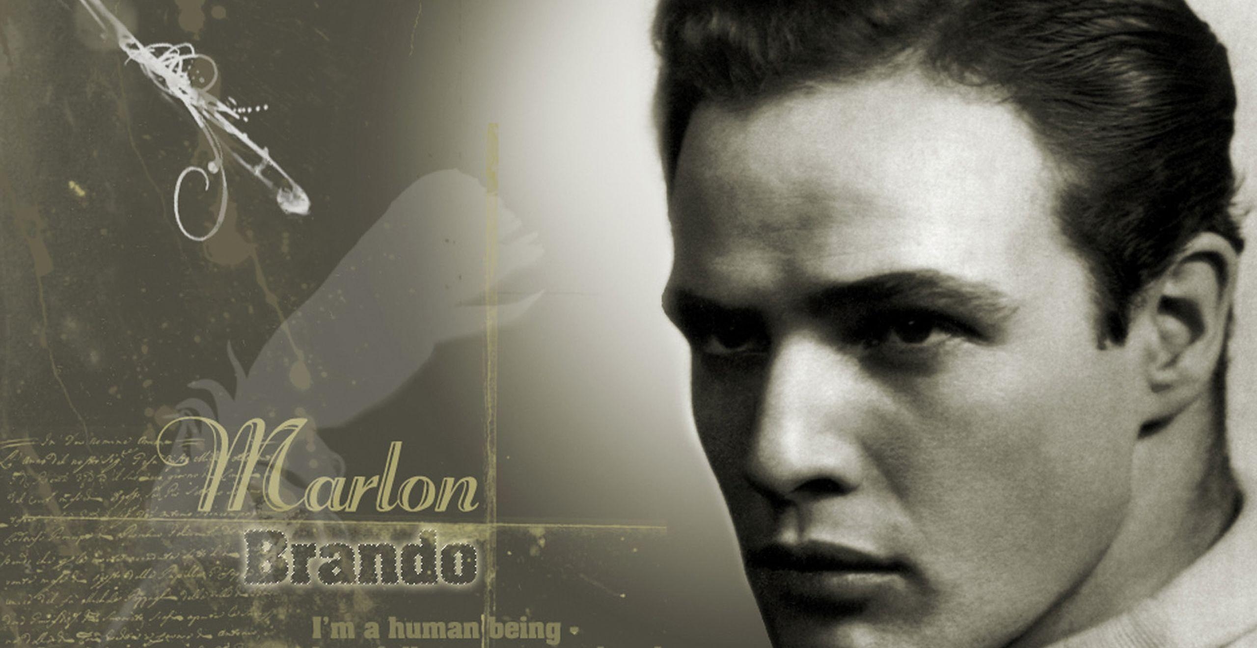 Marlon Brando, HD Bild, Leinwandlegende, Filmstar, Ikone, 2560x1320 HD Desktop