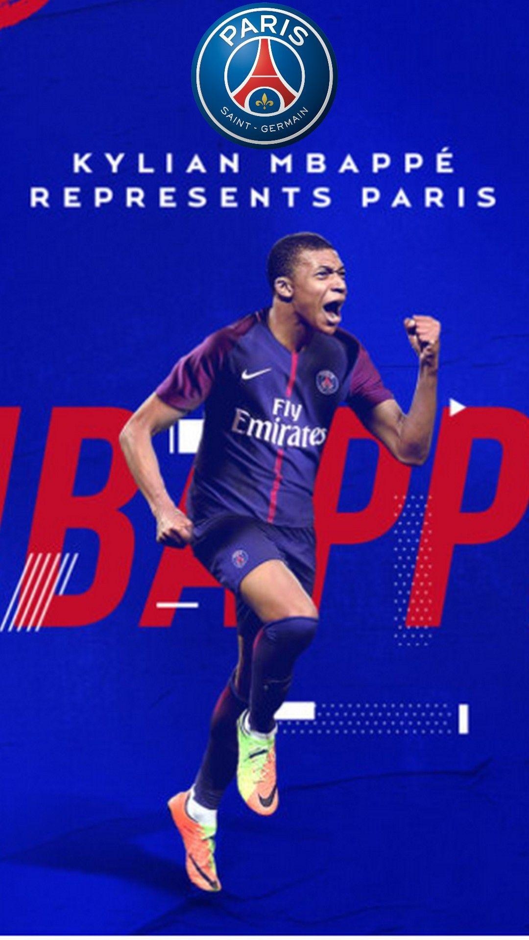 Mbappé, iPhone, HD, Hintergrund, PSG, 1080x1920 Full HD Handy