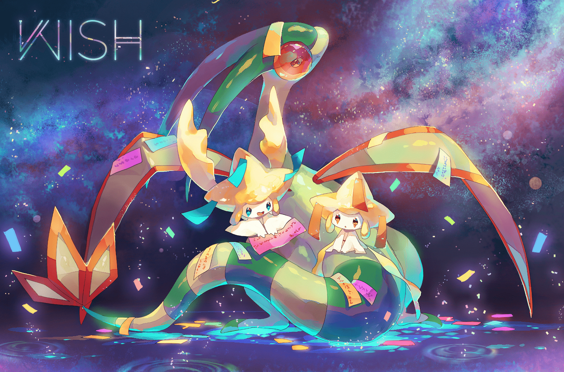 Jirachi, HD, Pokémon, Hintergrund, Anime, 1920x1270 HD Desktop