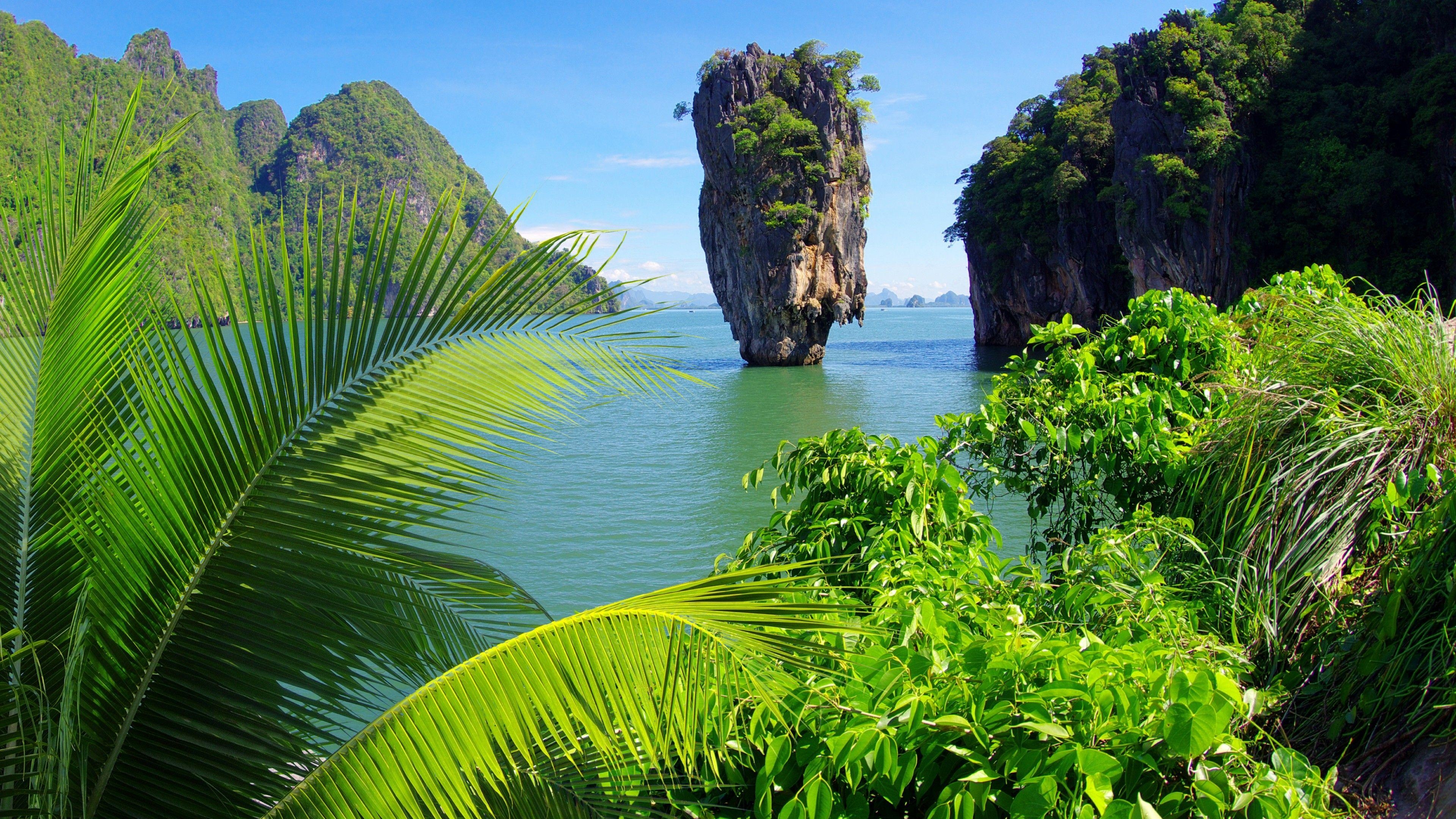 Ko Tapu, James Bond Insel, Thailand, spektakulär, 3840x2160 4K Desktop