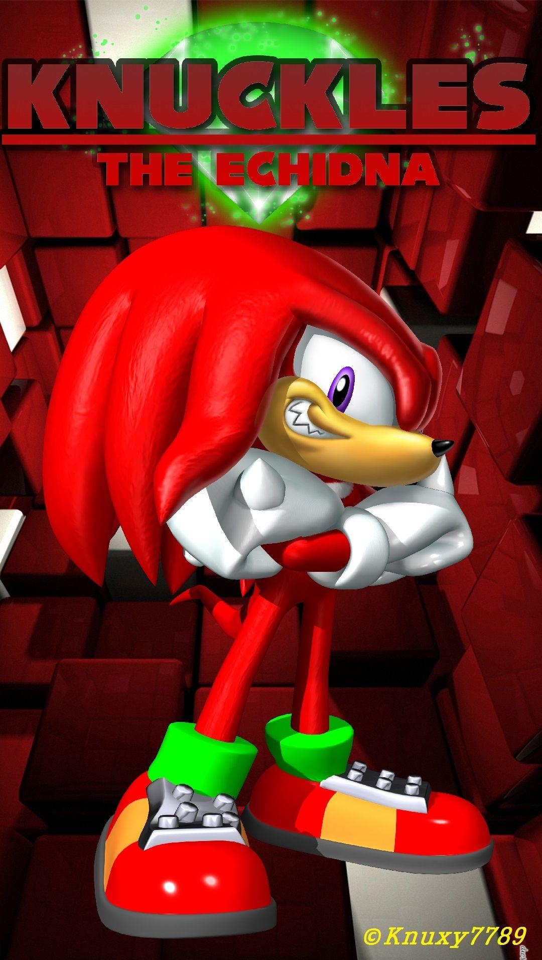 Knuckles, Abenteuer, Sega, Spaß, Charakter, 1080x1920 Full HD Handy