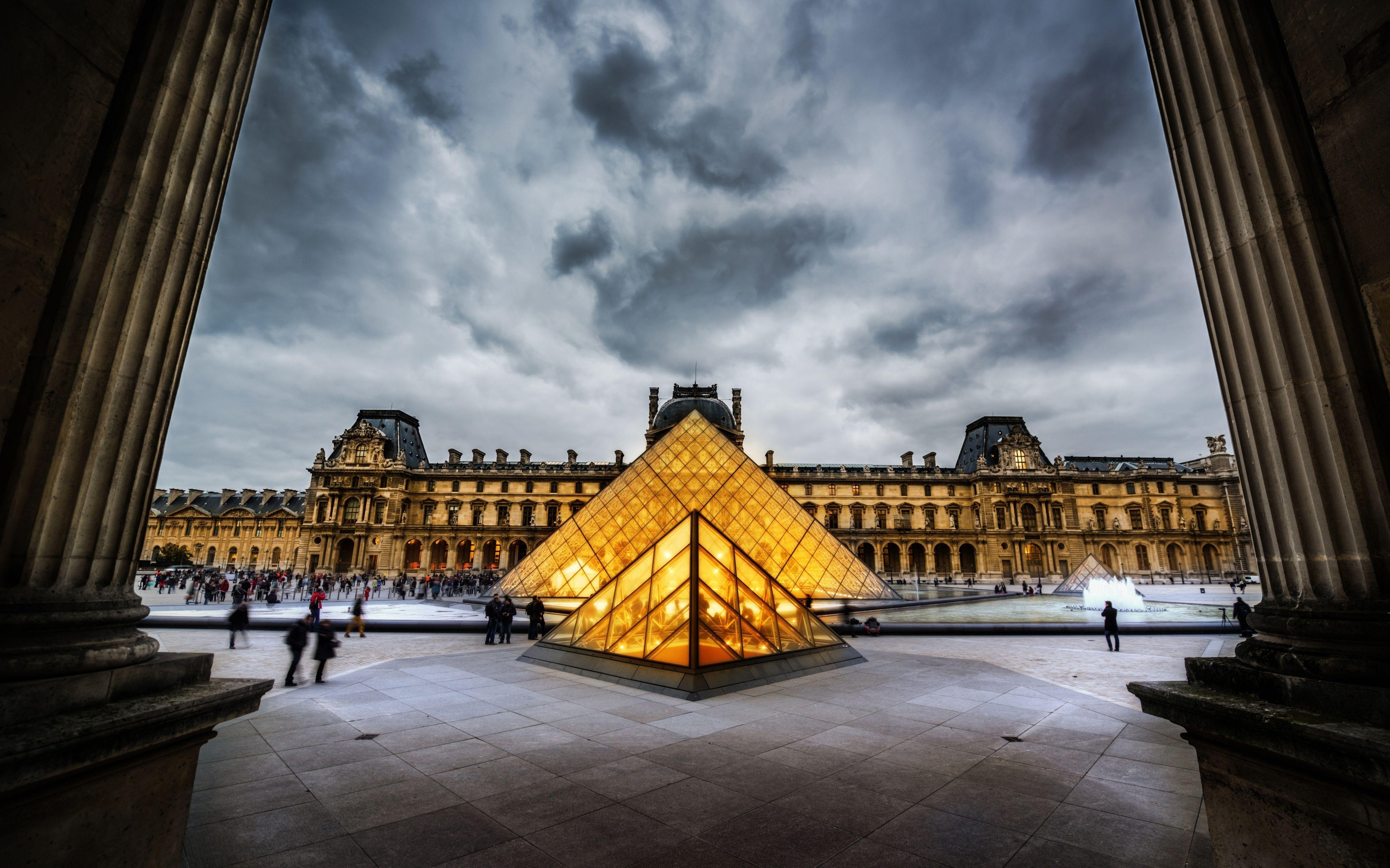 Louvre, Museum, Paris, HD, Kunst, 5120x3200 4K Desktop