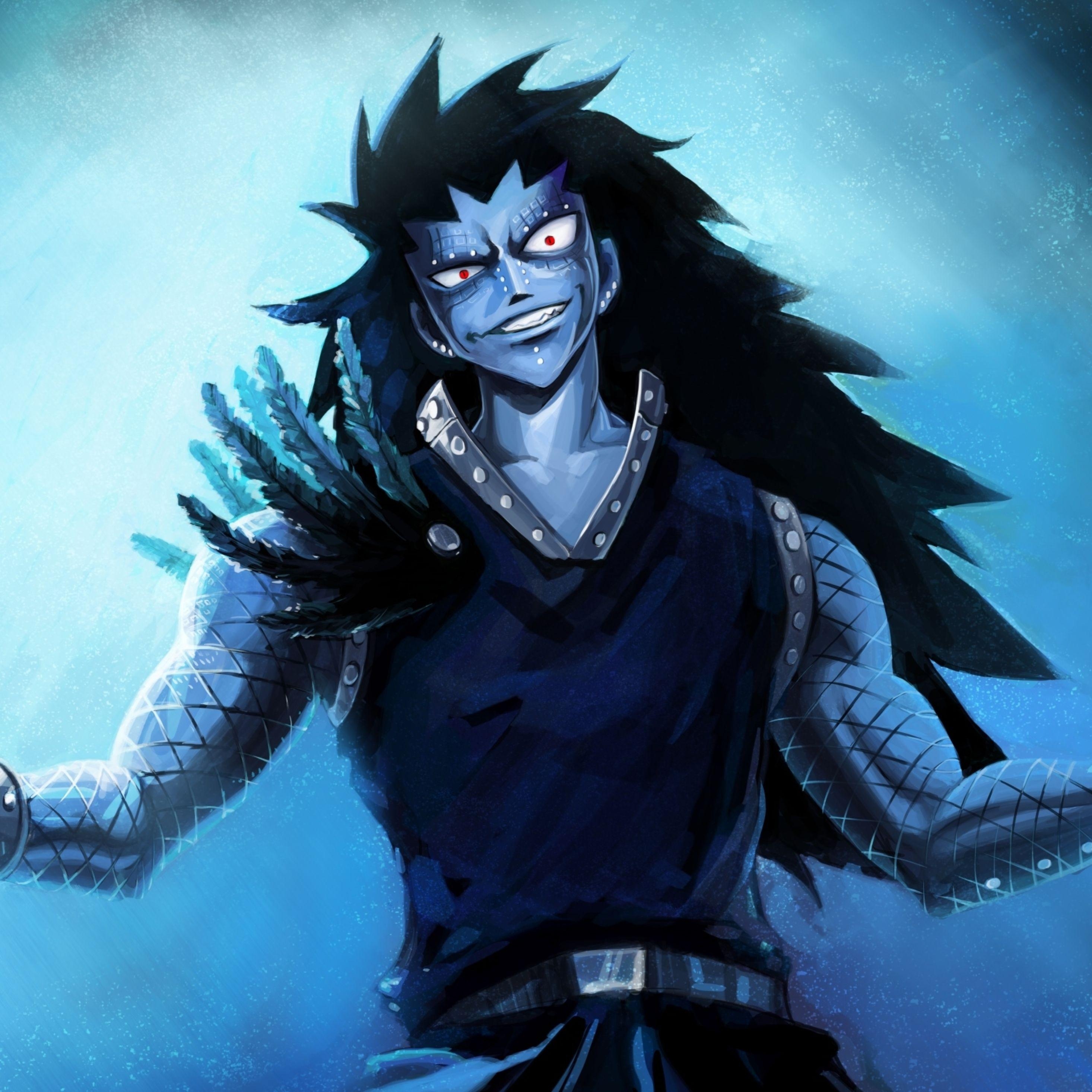 Gajeel Redfox Art iPad Pro Retina Display Wallpaper, HD Anime 4K Wallpaper, Image, Photo and Background 2940x2940