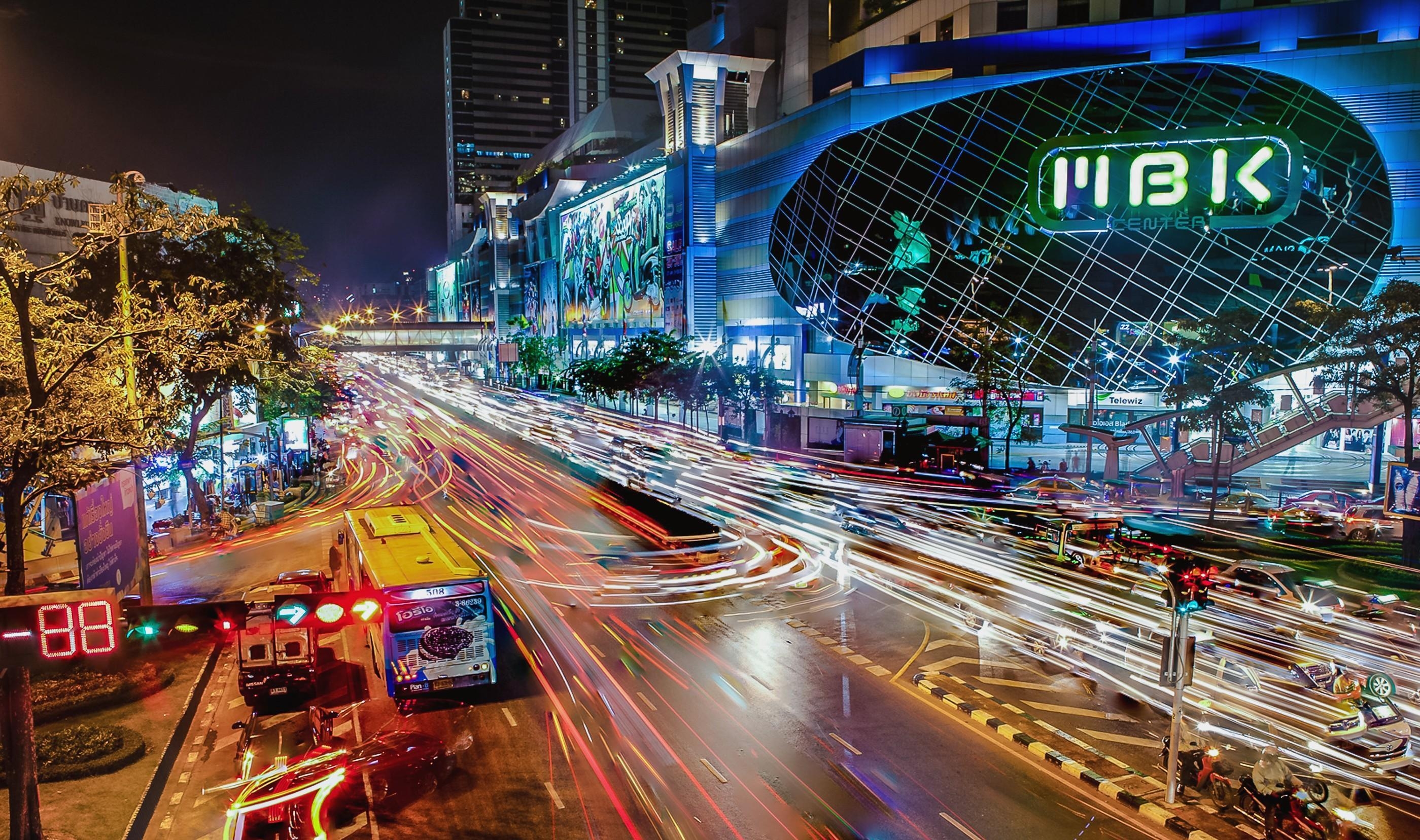 Bangkok, Thailand, Panorama, Stadt, Reisen, 2800x1660 HD Desktop