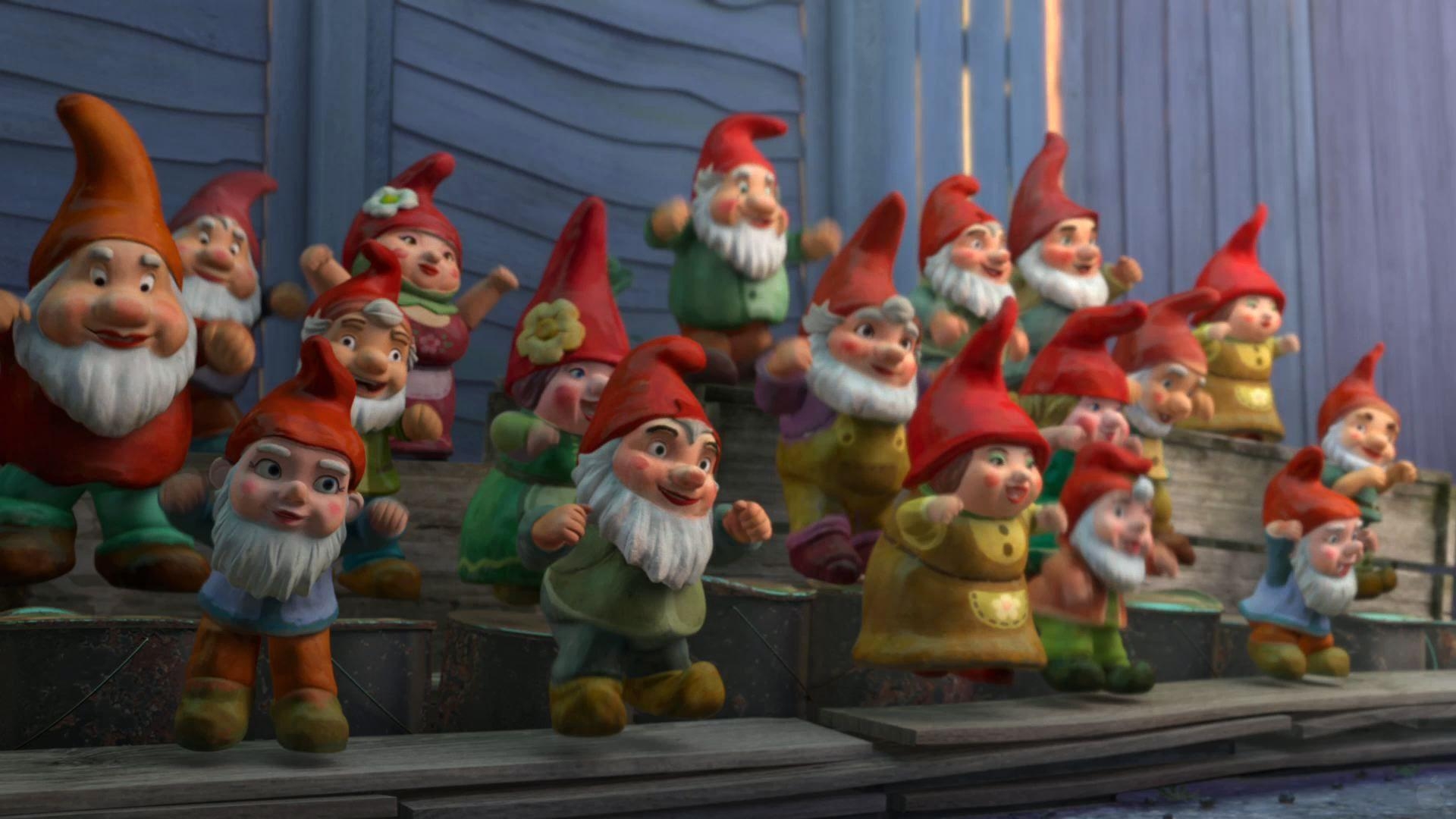 Rote Gartenzwerge, Gnomeo und Julia, Humor, Garten, Figur, 1920x1080 Full HD Desktop