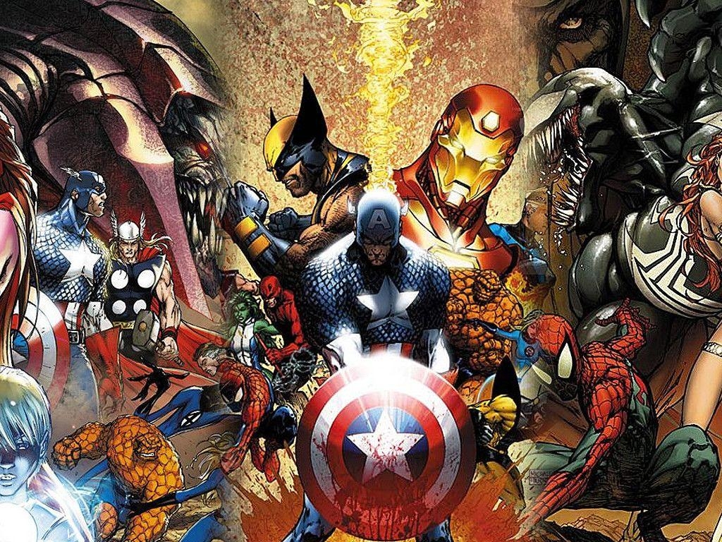 Marvel, Comics, Abenteuer, Helden, Hintergrund, 1030x770 HD Desktop