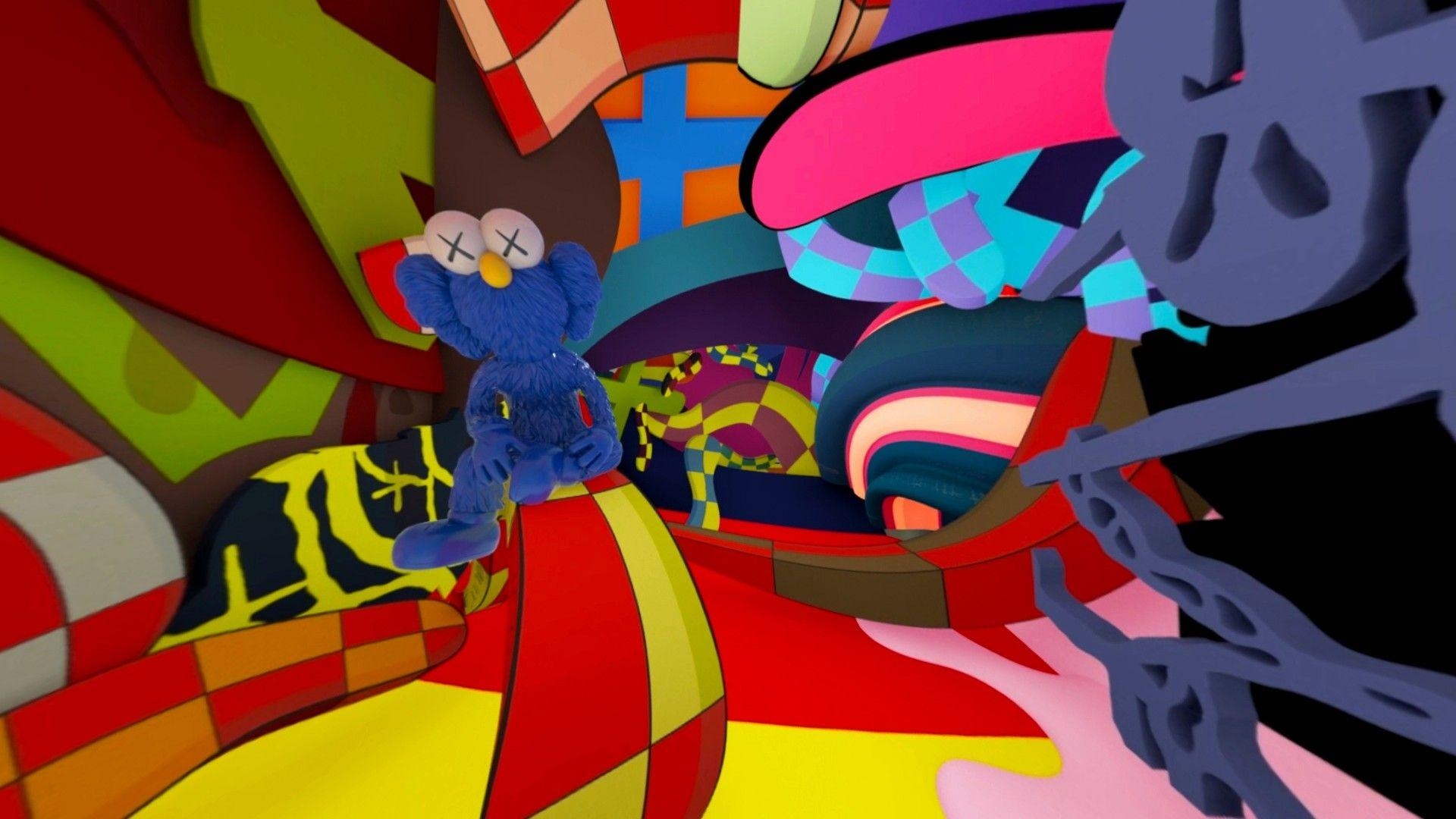 Kaws, Kunst, Hintergrundbild, Bilder, Design, 1920x1080 Full HD Desktop