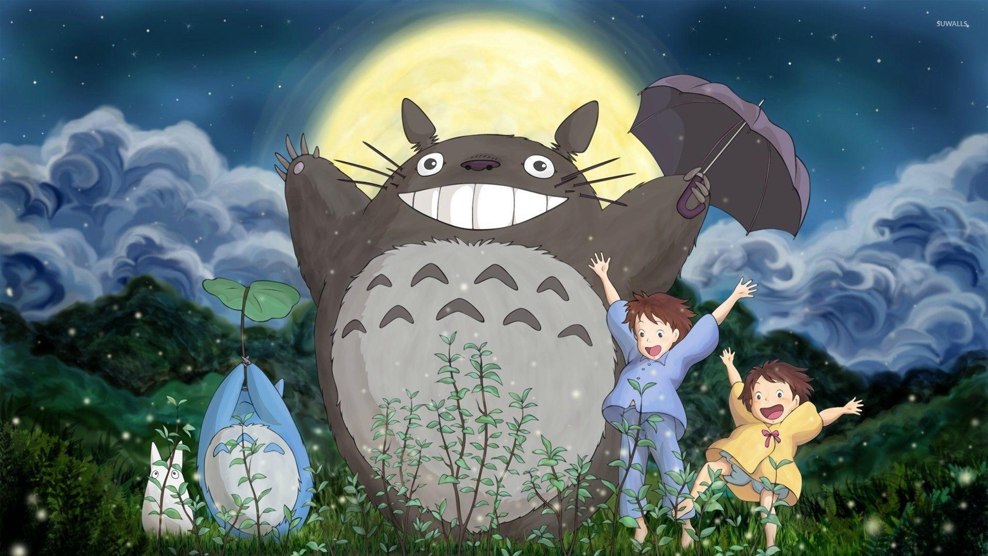 Totoro, Anime, Studio Ghibli, 1080p, Fantasie, 1920x1080 Full HD Desktop