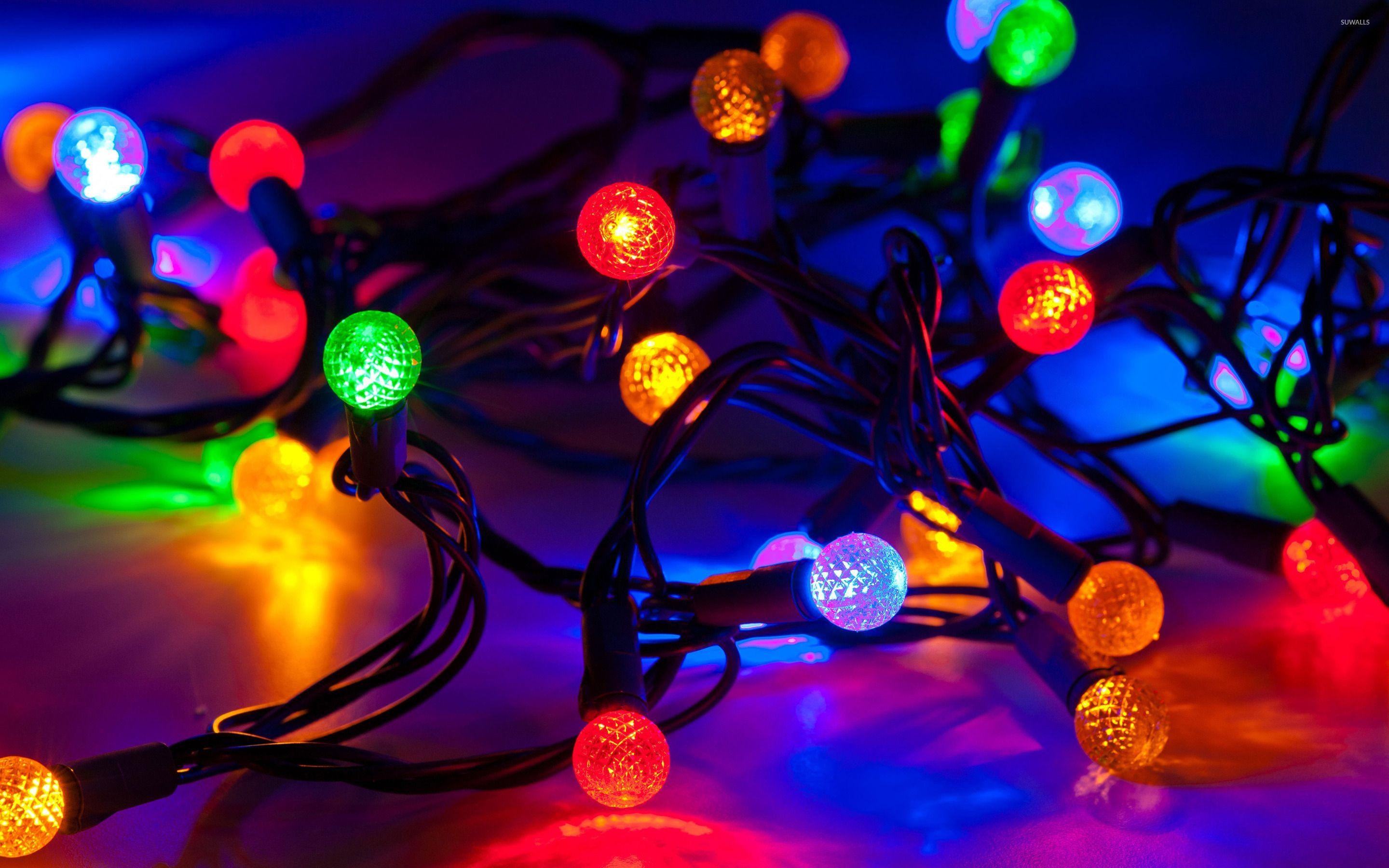 Weihnachtslichter, Festlich, Hintergrund, Feiertag, Dekoration, 2880x1800 HD Desktop