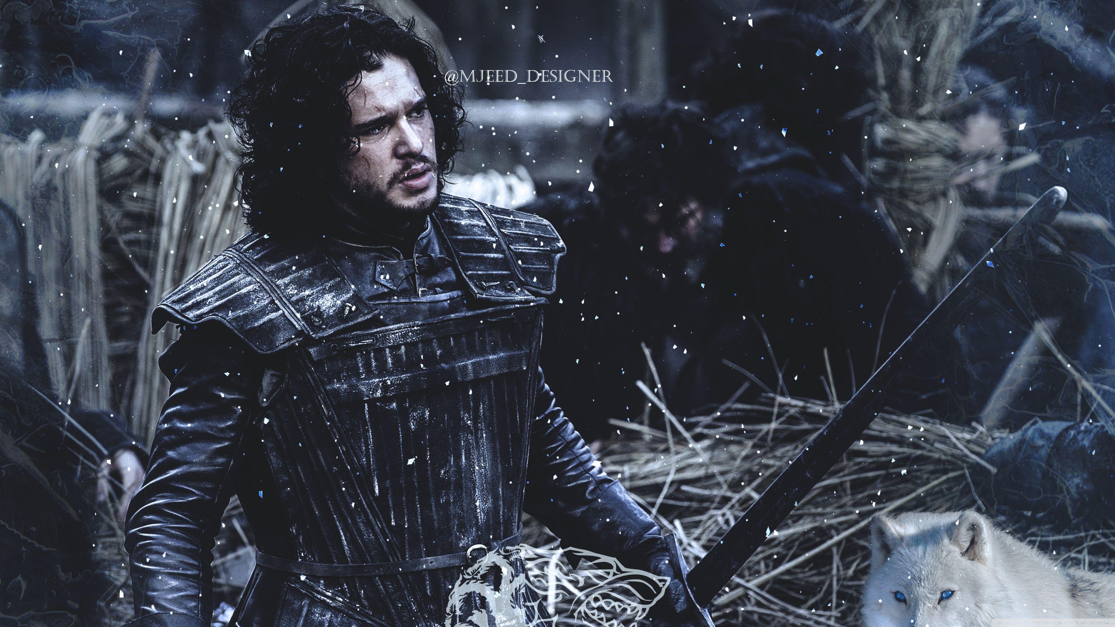 Jon Snow, 4K HD, Desktop, Ultra HD, Thrones, 3560x2000 HD Desktop