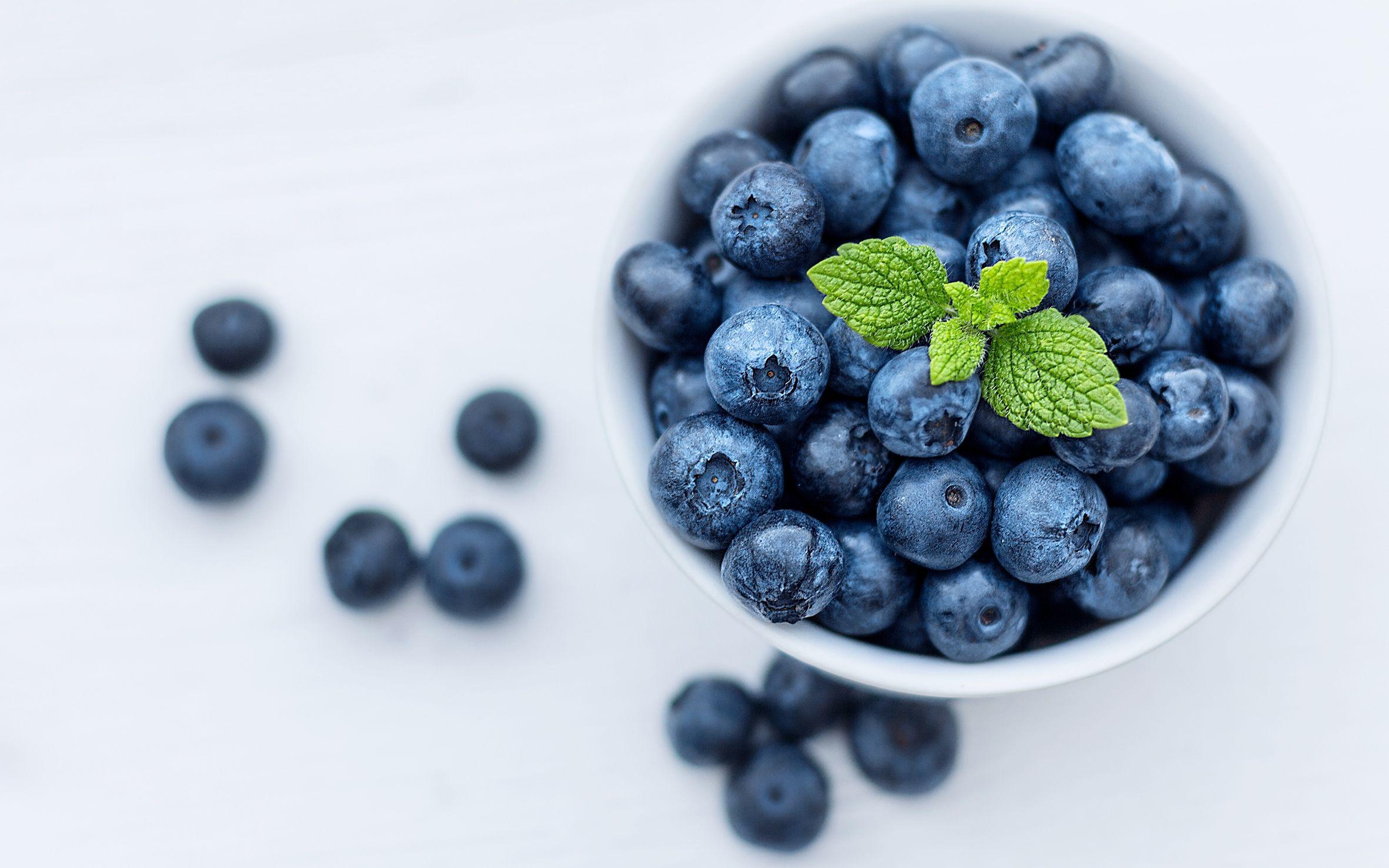 Blaubeeren, Obst, Hintergrund, Früchte, Beeren, 2370x1480 HD Desktop