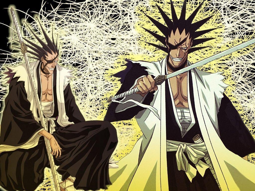 Kenpachi Zaraki, Anime, Bleach, Ausdrucksstark, Charakter, 1030x770 HD Desktop