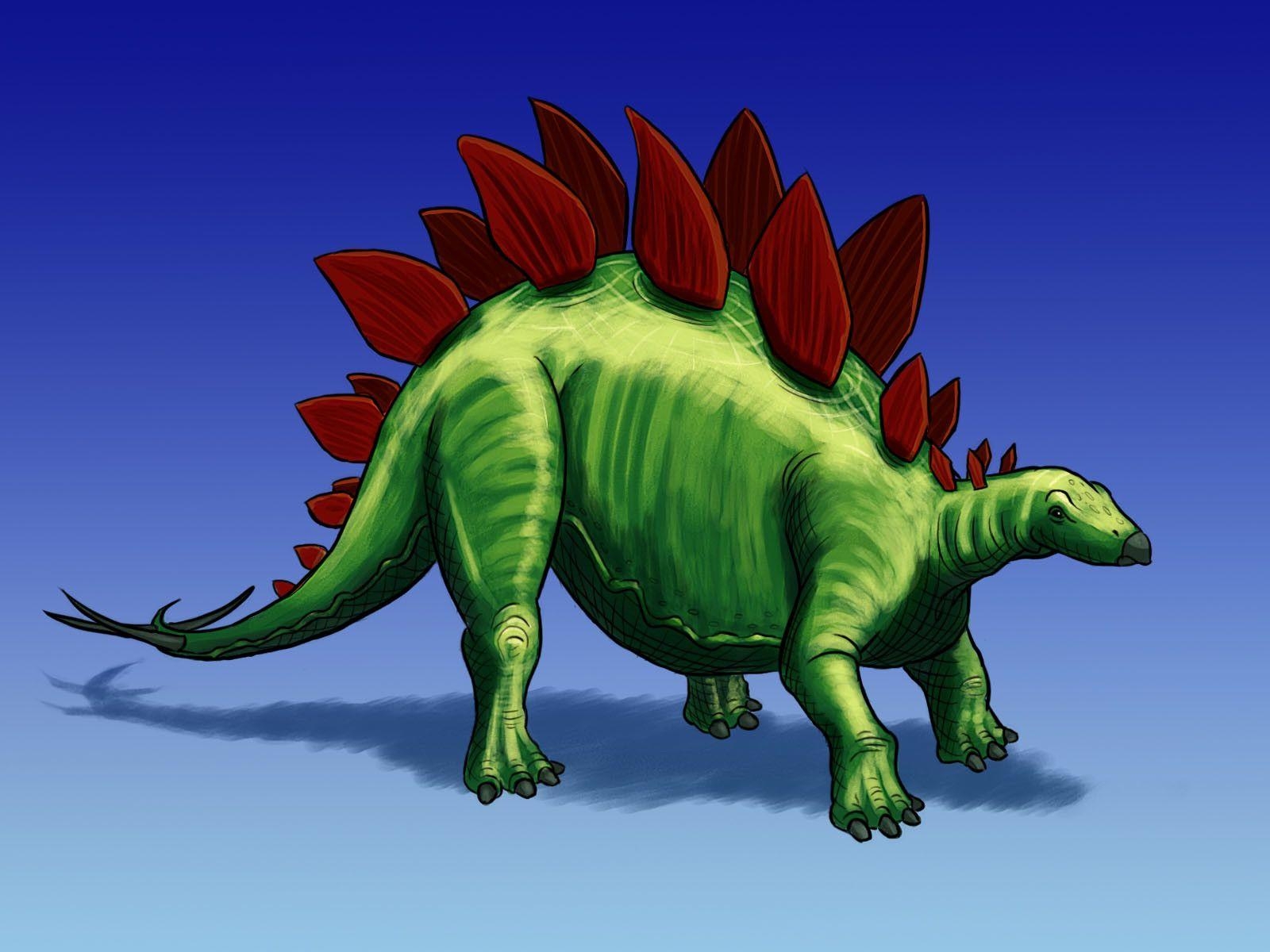 Stegosaurus, Blutiger Körper, Dinosaurier, prähistorisch, Kunst, 1600x1200 HD Desktop