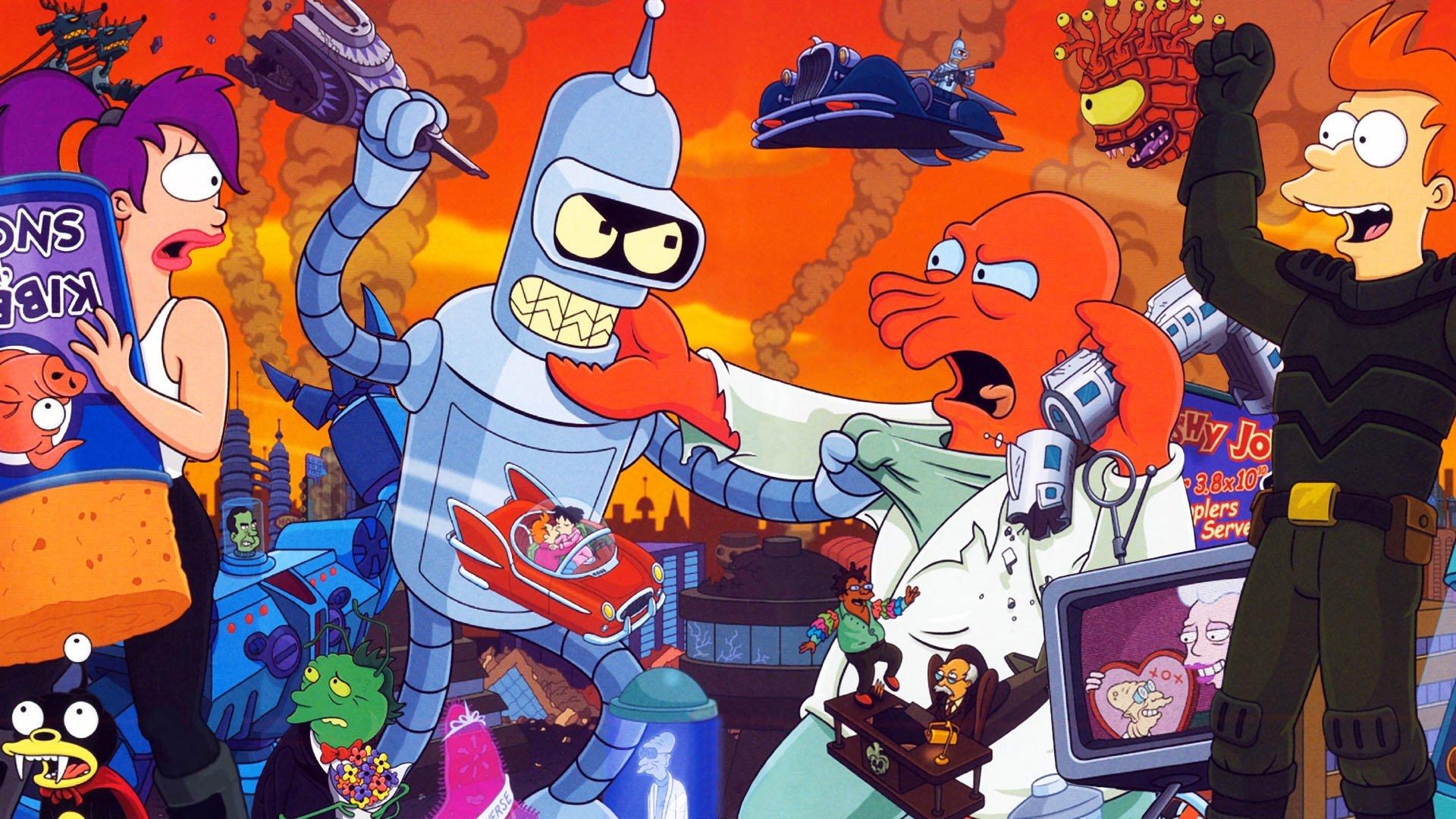 Futurama, HD, Hintergrund, Bild, Serie, 1920x1080 Full HD Desktop