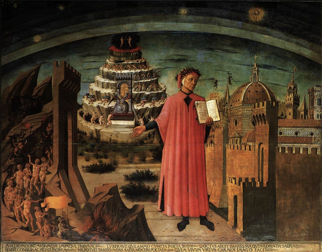 Dante Alighieri, Gemälde, Kunst, Renaissance, Florenz, 1290x1010 HD Desktop