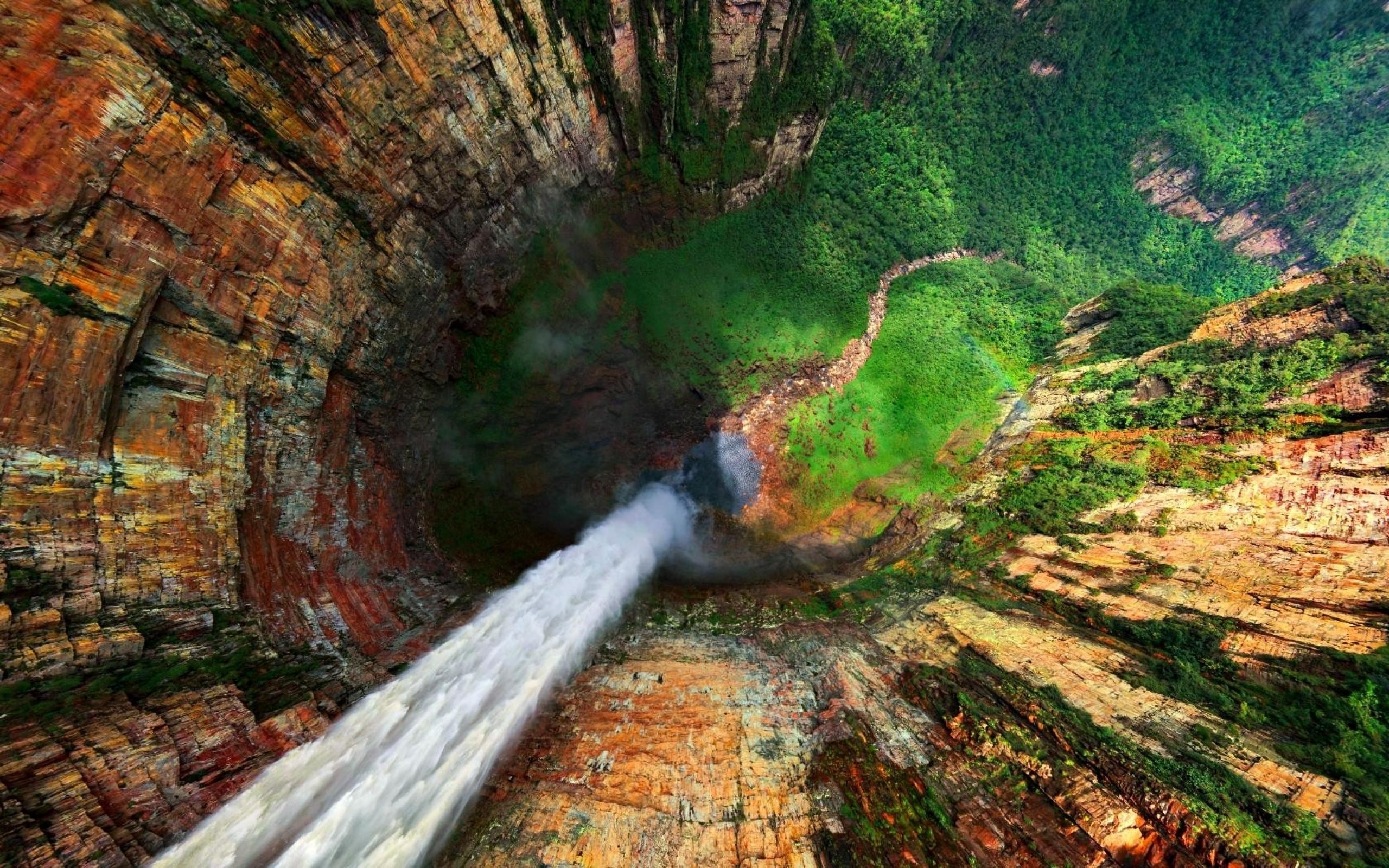 Angel Falls, Wasserfall, Natur, Südamerika, Abenteuer, 2560x1600 HD Desktop