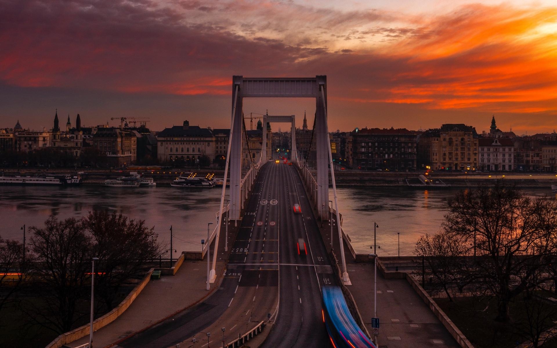 Budapest, Brücke, HD, Hintergrund, Reisen, 1920x1200 HD Desktop