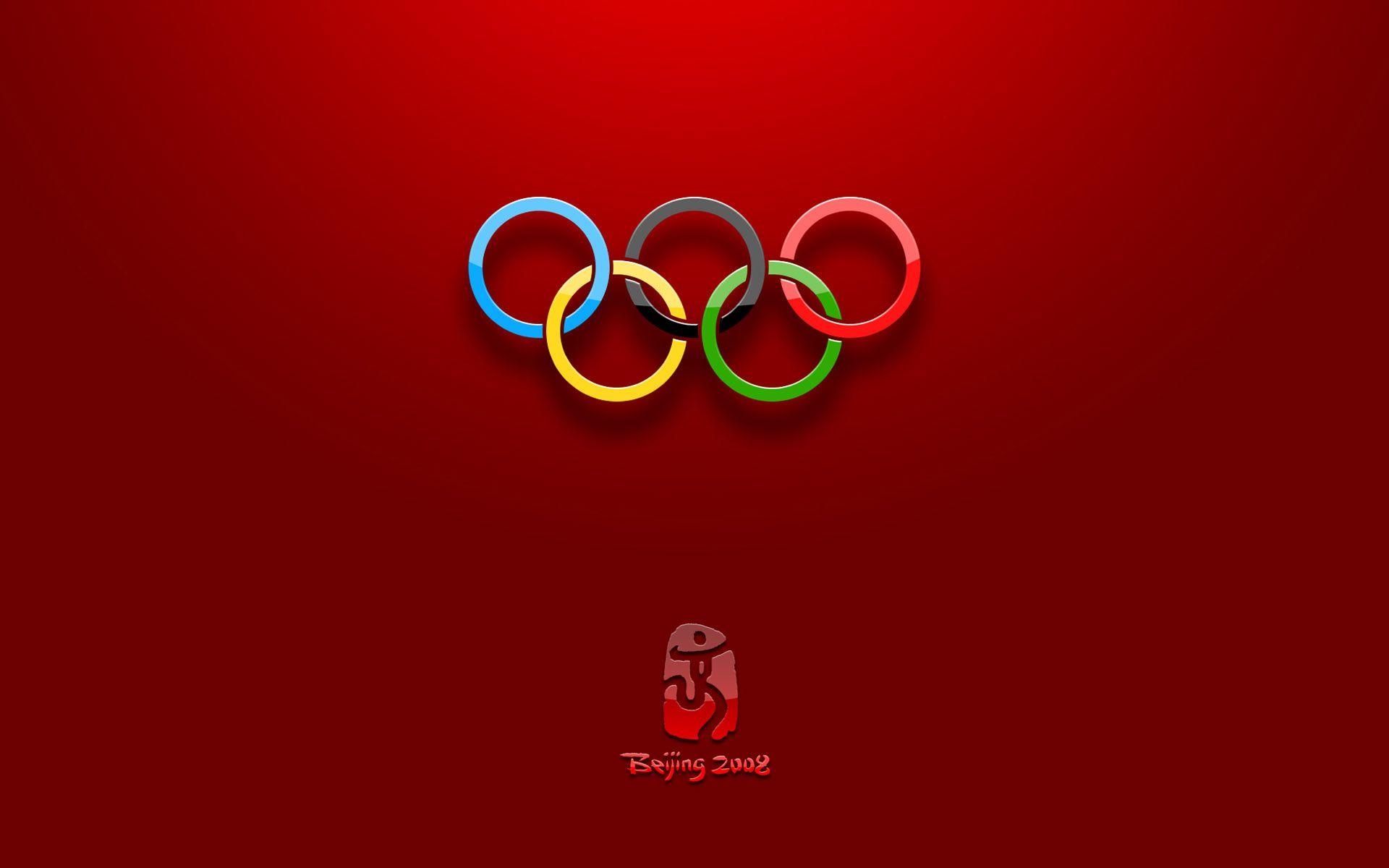 Olympische Ringe, Rot, Olympische Spiele, Beijing 2008, Desktop, 1920x1200 HD Desktop