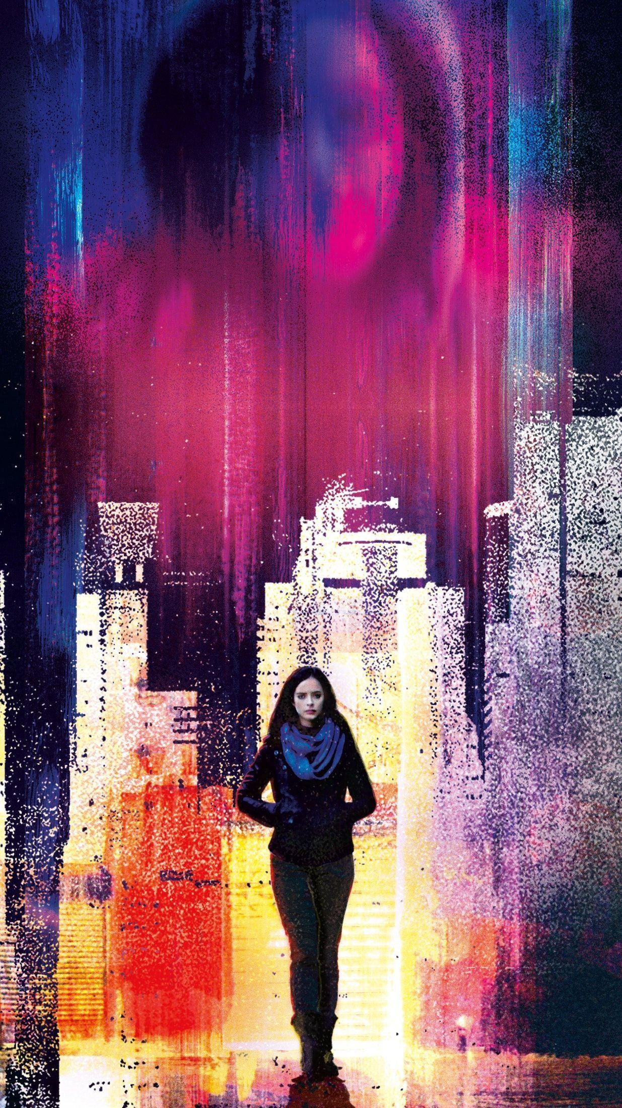 Marvel, Jessica Jones, Superheldin, Serie, Krysten Ritter, 1240x2200 HD Handy