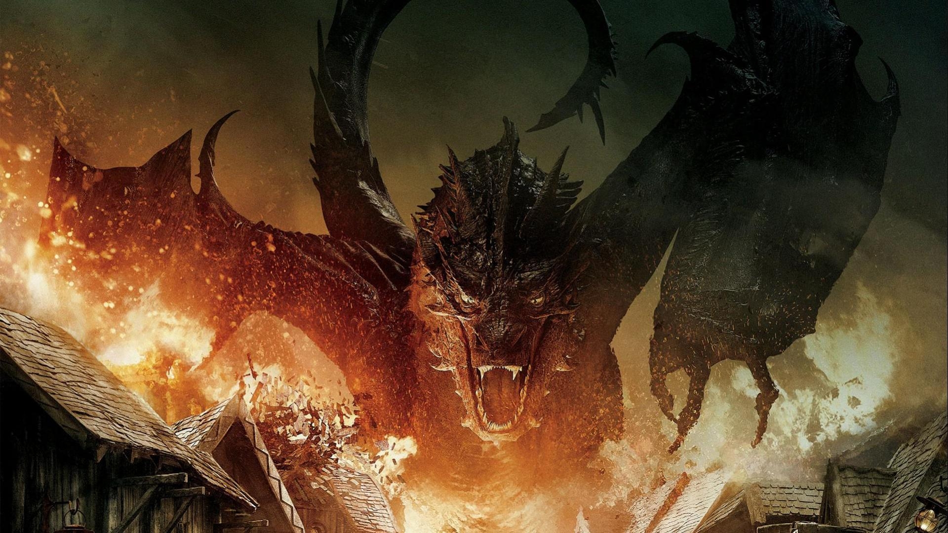 Smaug, Filme, Drache, Hobbit, Fantasy, 1920x1080 Full HD Desktop