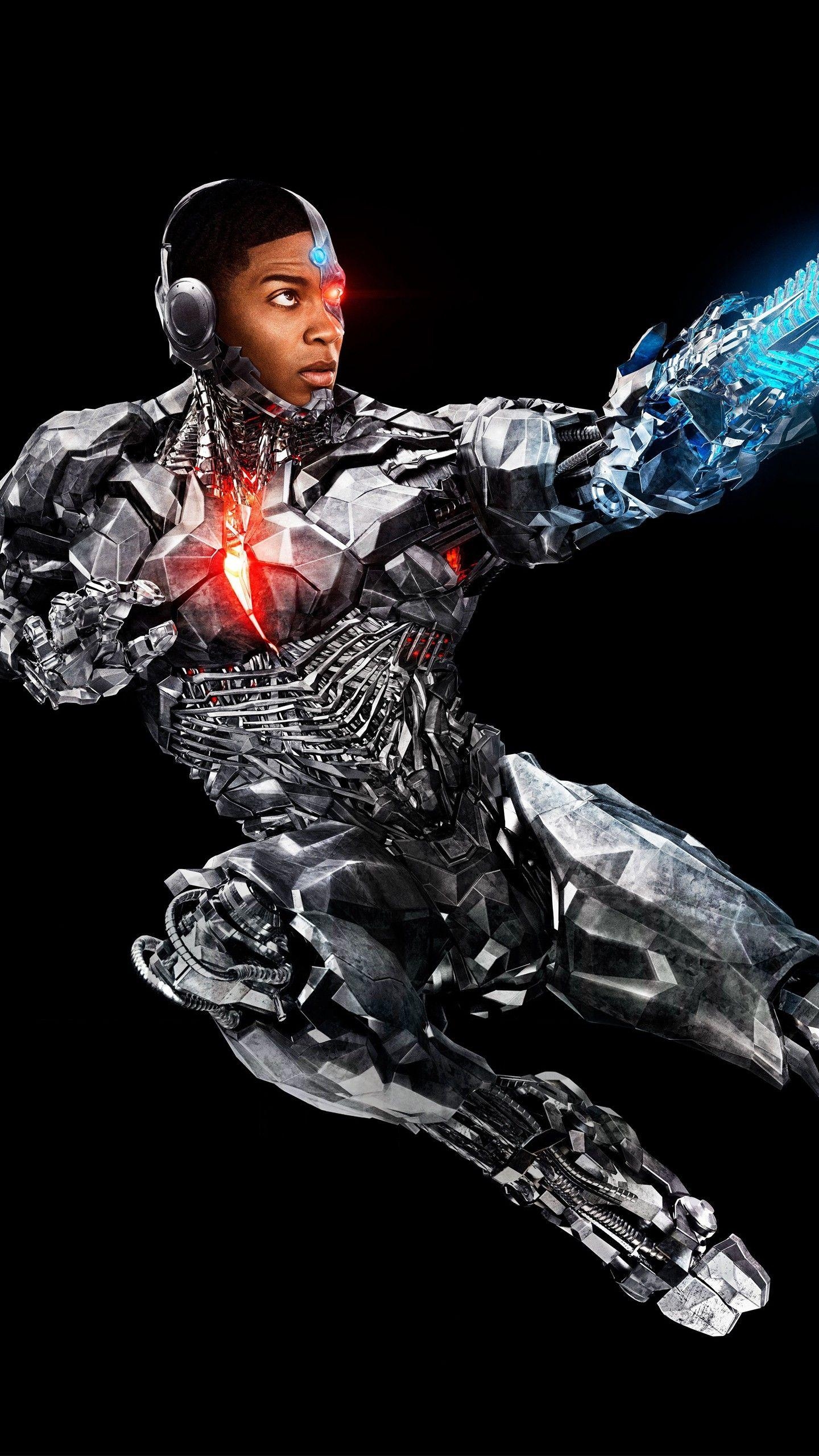 Cyborg, Justice League, 4K, DC Comics, Bild, 1440x2560 HD Handy