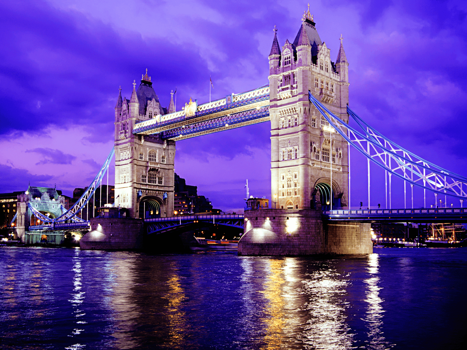 Tower Bridge, Hintergrund, London, England, Reise, 1600x1200 HD Desktop