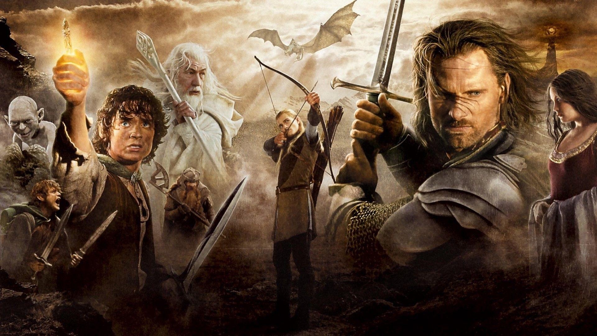 Aragorn, Hintergrundbild, Filme, Charakter, Herr der Ringe, 1920x1080 Full HD Desktop