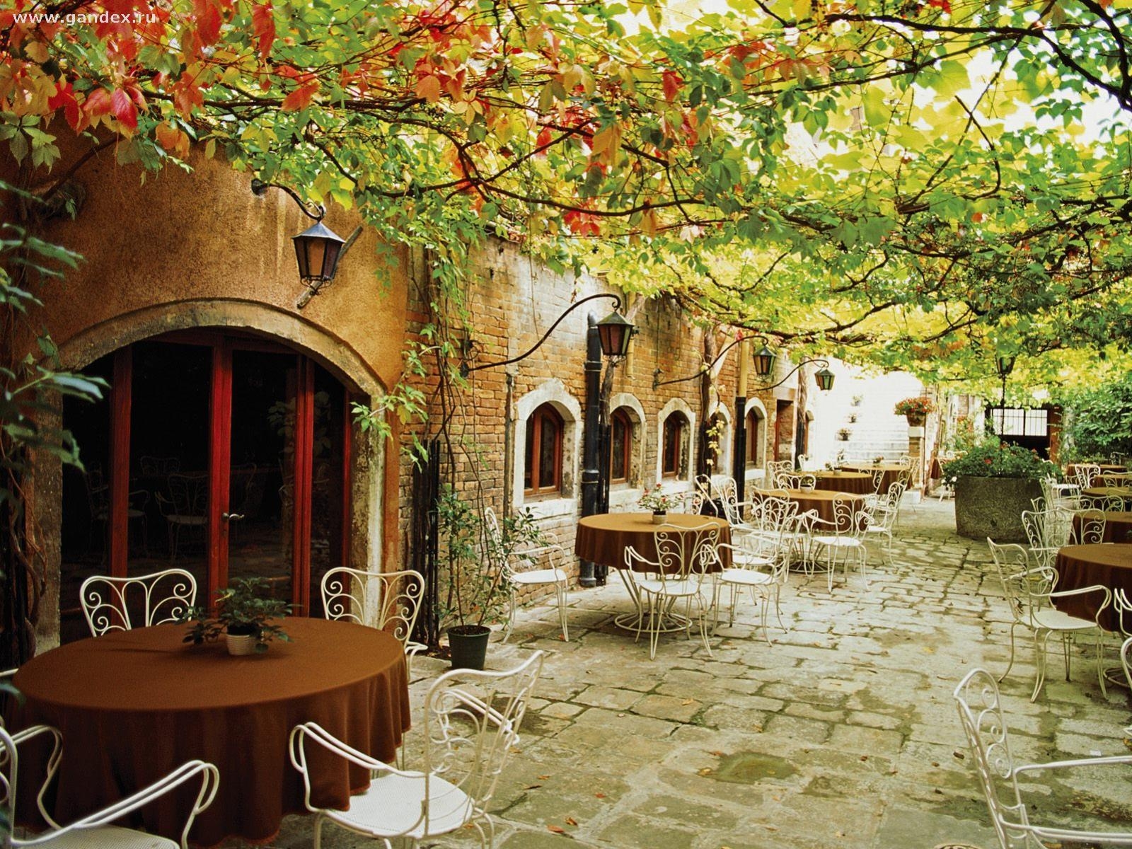 Italienisch, Restaurant, Grün, Dekoration, Hintergrund, 1600x1200 HD Desktop