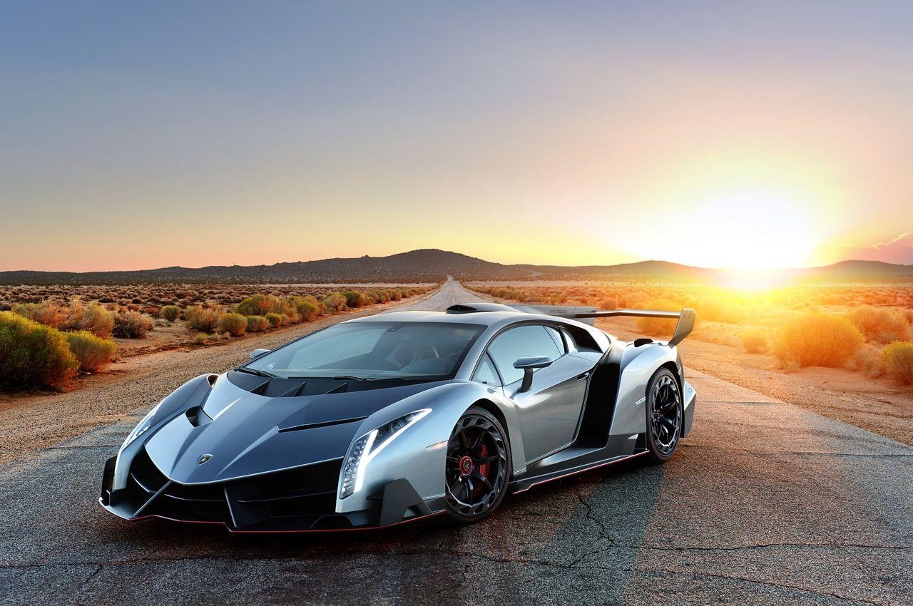 Lamborghini Veneno, Sonnenuntergang, HD, Bild, Sportwagen, 1280x850 HD Desktop