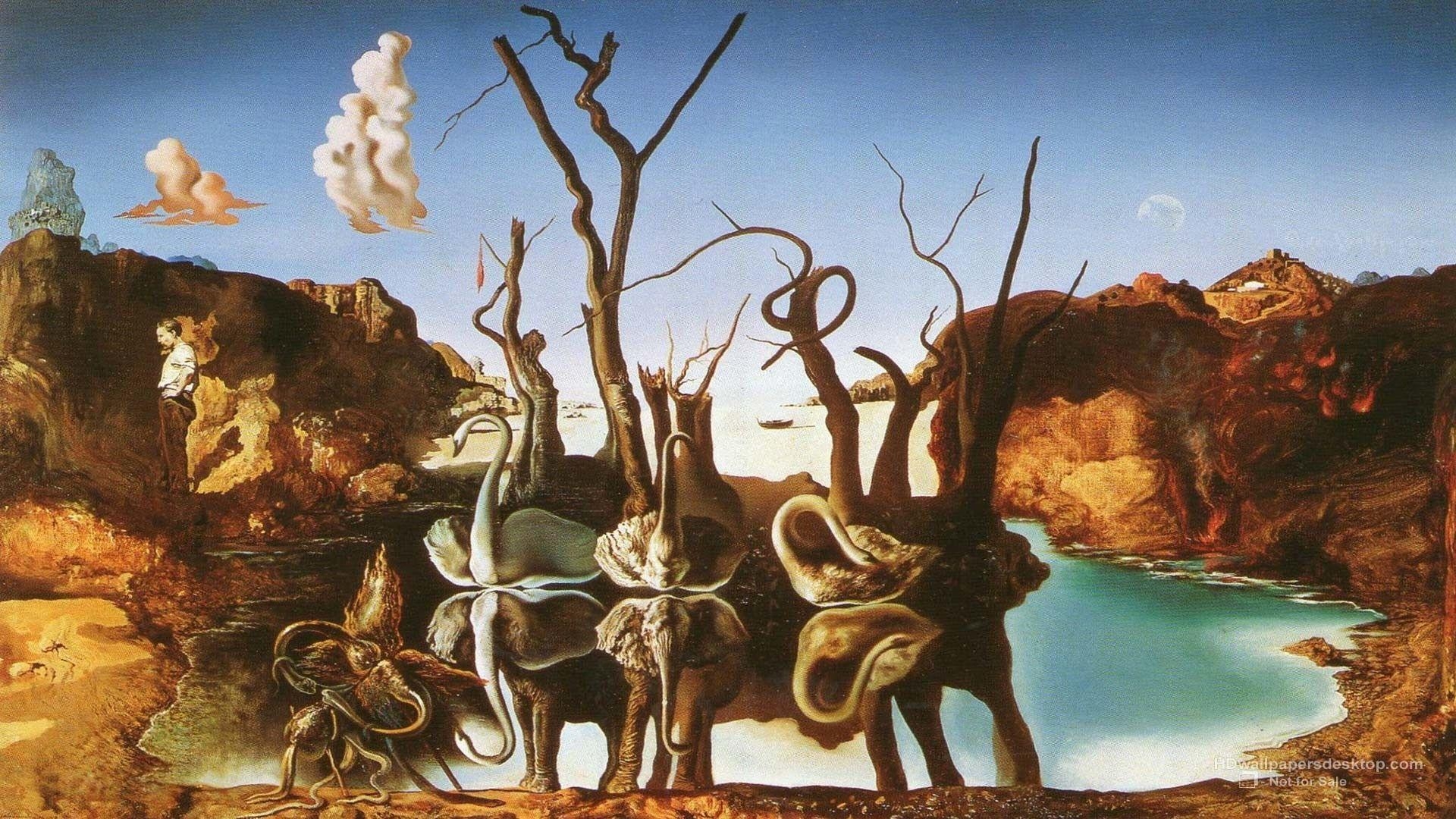 Salvador Dalí, HD, Kunstwerk, Surrealismus, Malerei, 1920x1080 Full HD Desktop