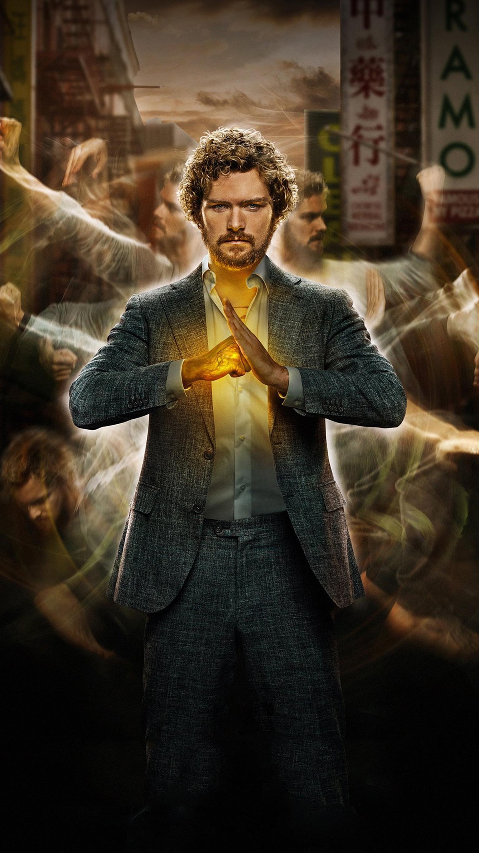 Marvel, Iron Fist, Superheld, Serien, Telefon, 1540x2740 HD Handy