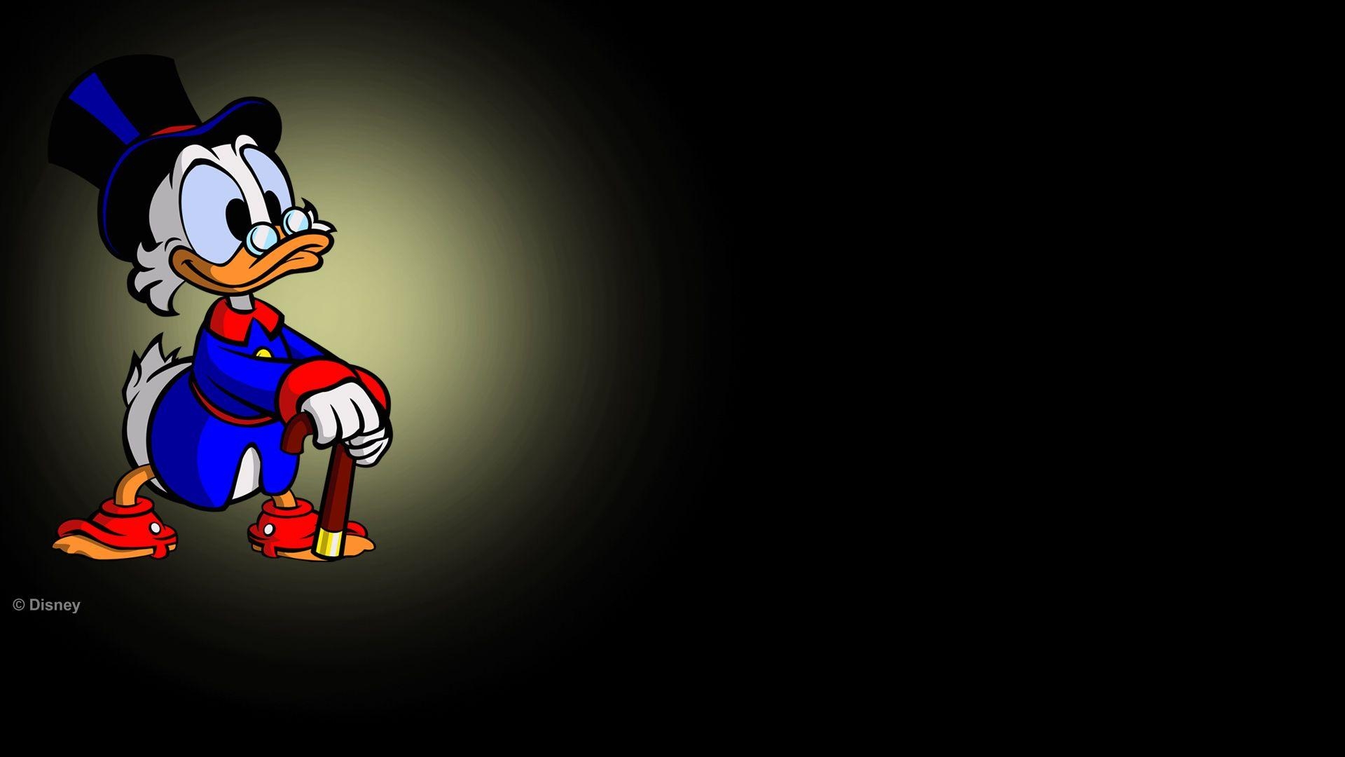 Hintergrund, Cartoon Charakter, Scrooge, Disney, Fantasie, 1920x1080 Full HD Desktop