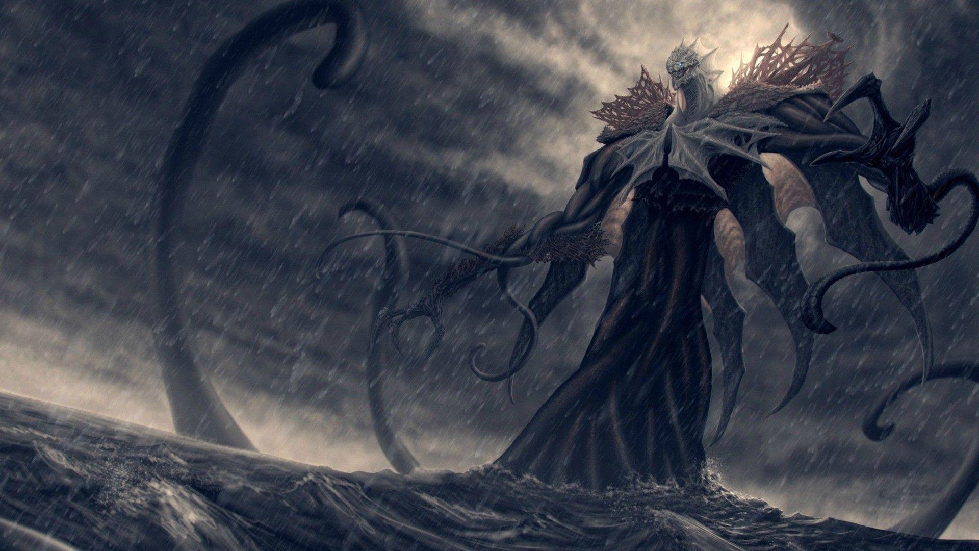 Kraken, Ungeheuer, Mythologie, Meer, Tentakel, 1920x1080 Full HD Desktop