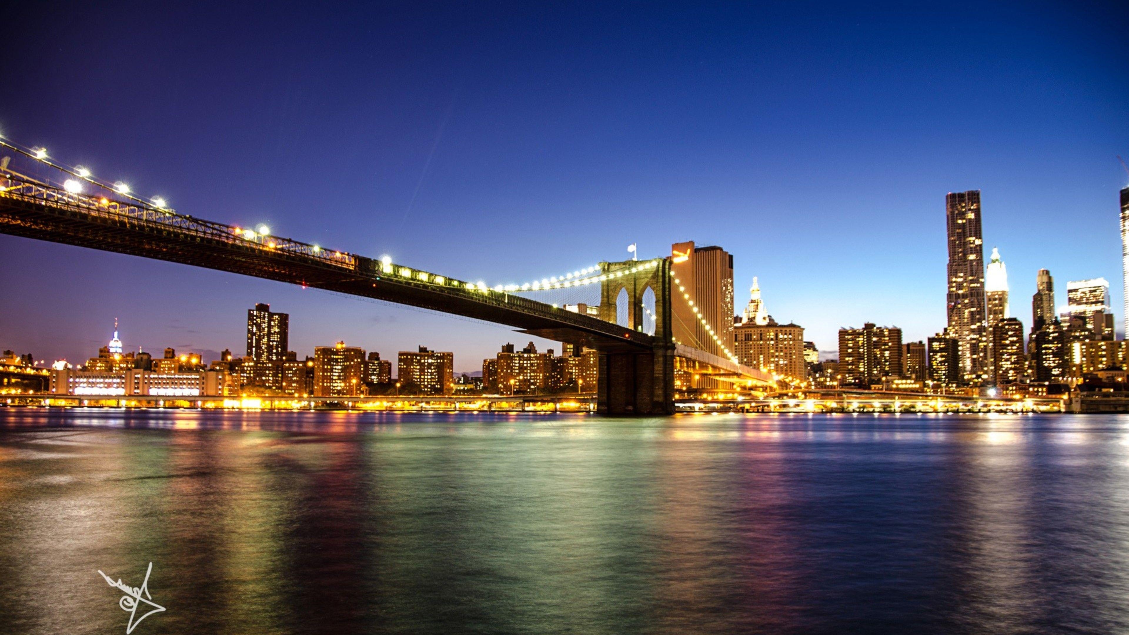 Brooklyn Bridge, New York, HD, Welt, 4K Bild, 3840x2160 4K Desktop