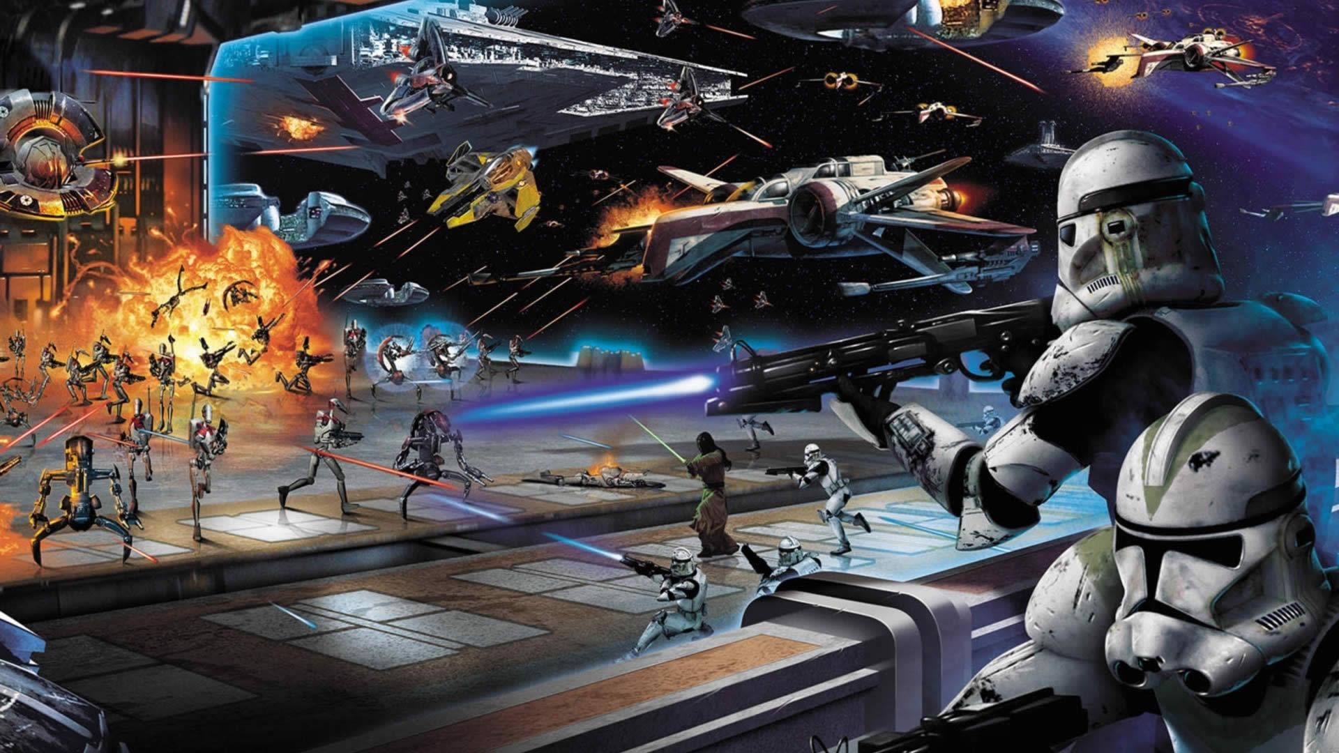 Star Wars, Clone Wars, Episch, Digital, Filme, 1920x1080 Full HD Desktop