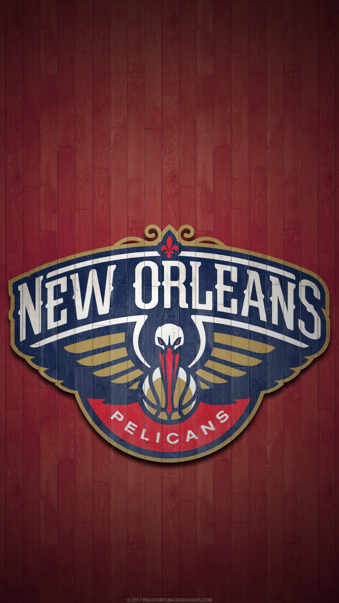 New Orleans, Pelicans, Sport, Basketball, Hintergrund, 1080x1920 Full HD Handy