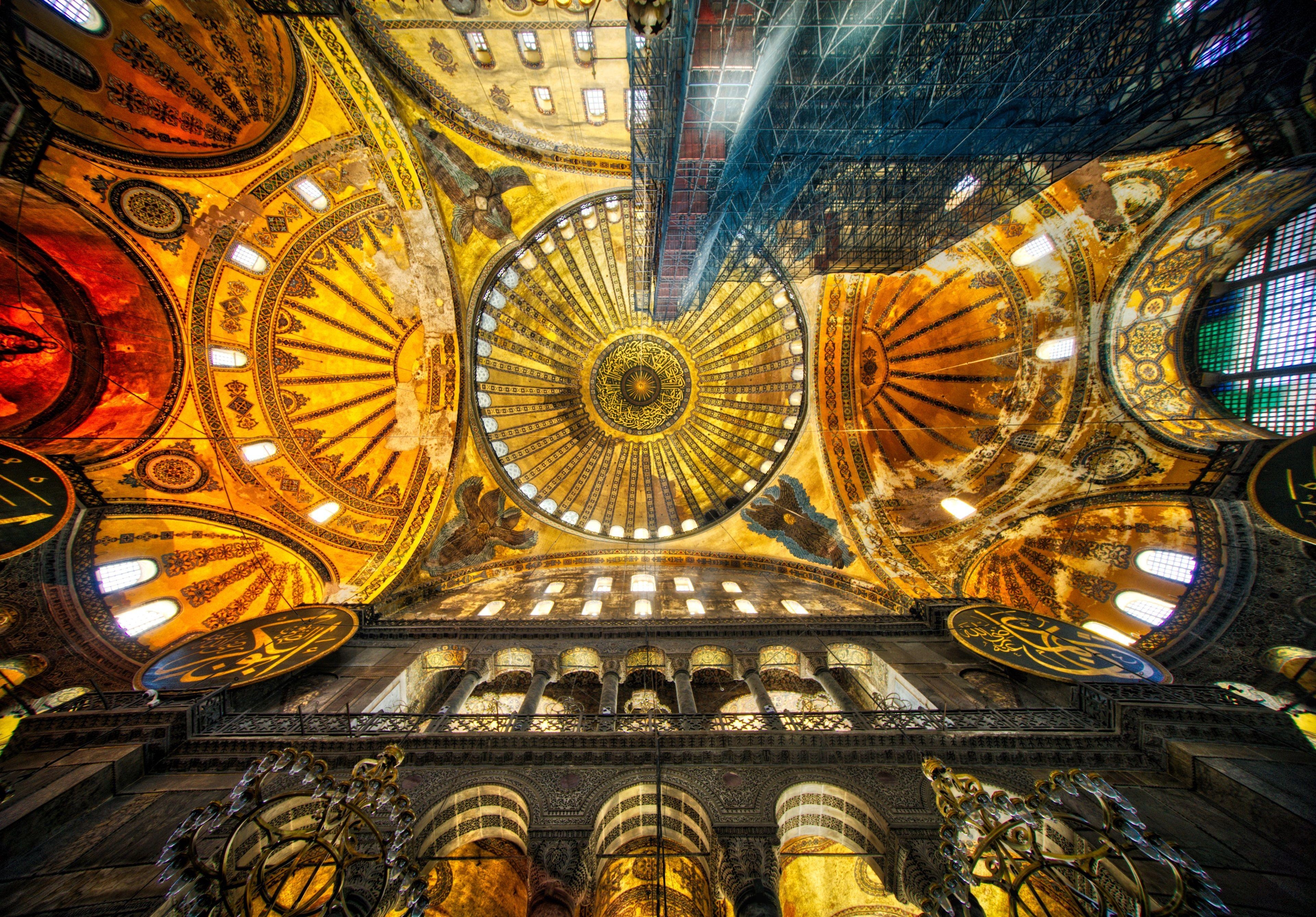 Hagia Sophia, Hintergrund, Download, Berühmtes Gebäude, Türkei, 3840x2680 4K Desktop