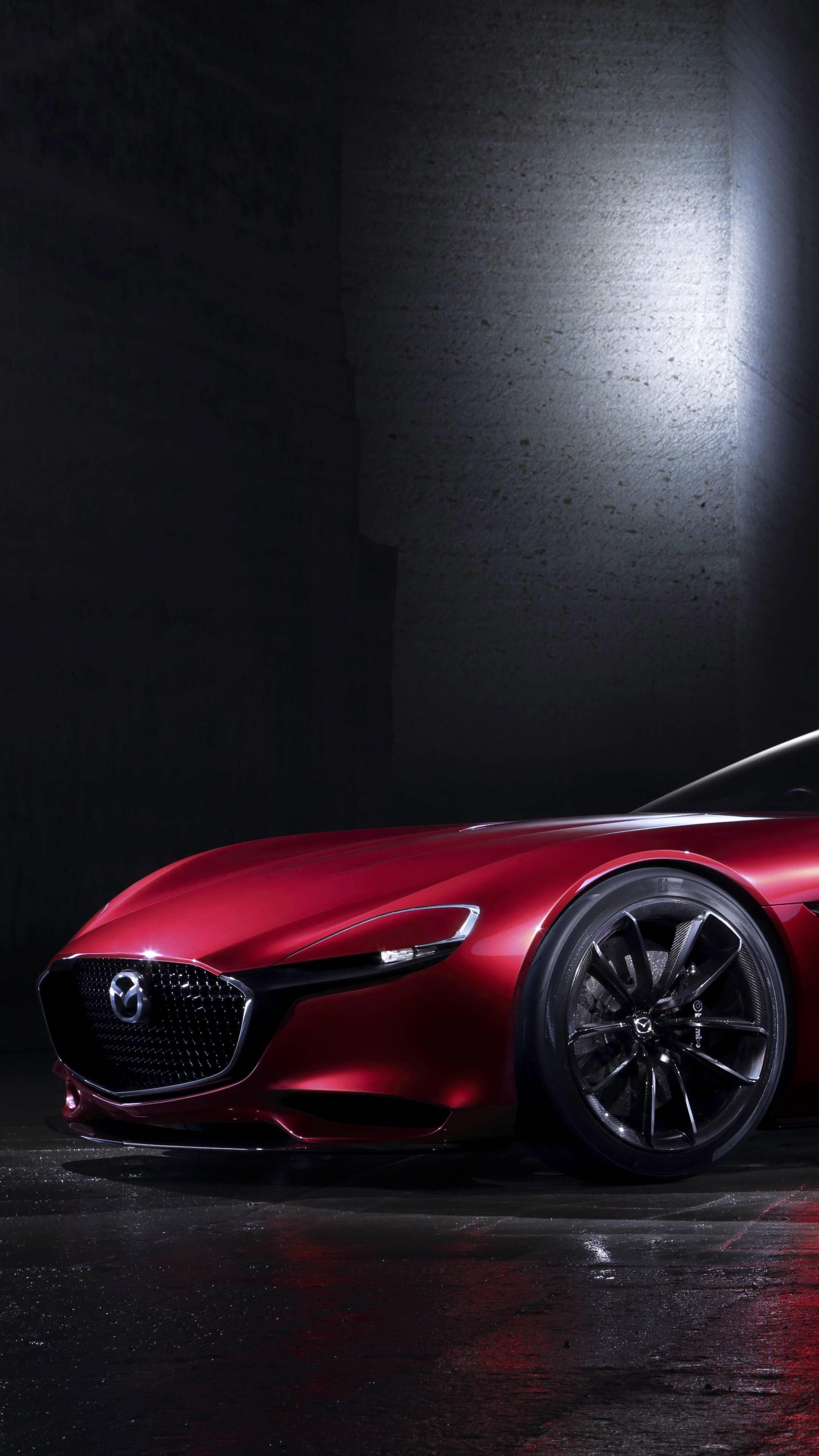 Mazda RX Vision, Autos, beeindruckend, Hintergrund, Konzept, 2160x3840 4K Handy