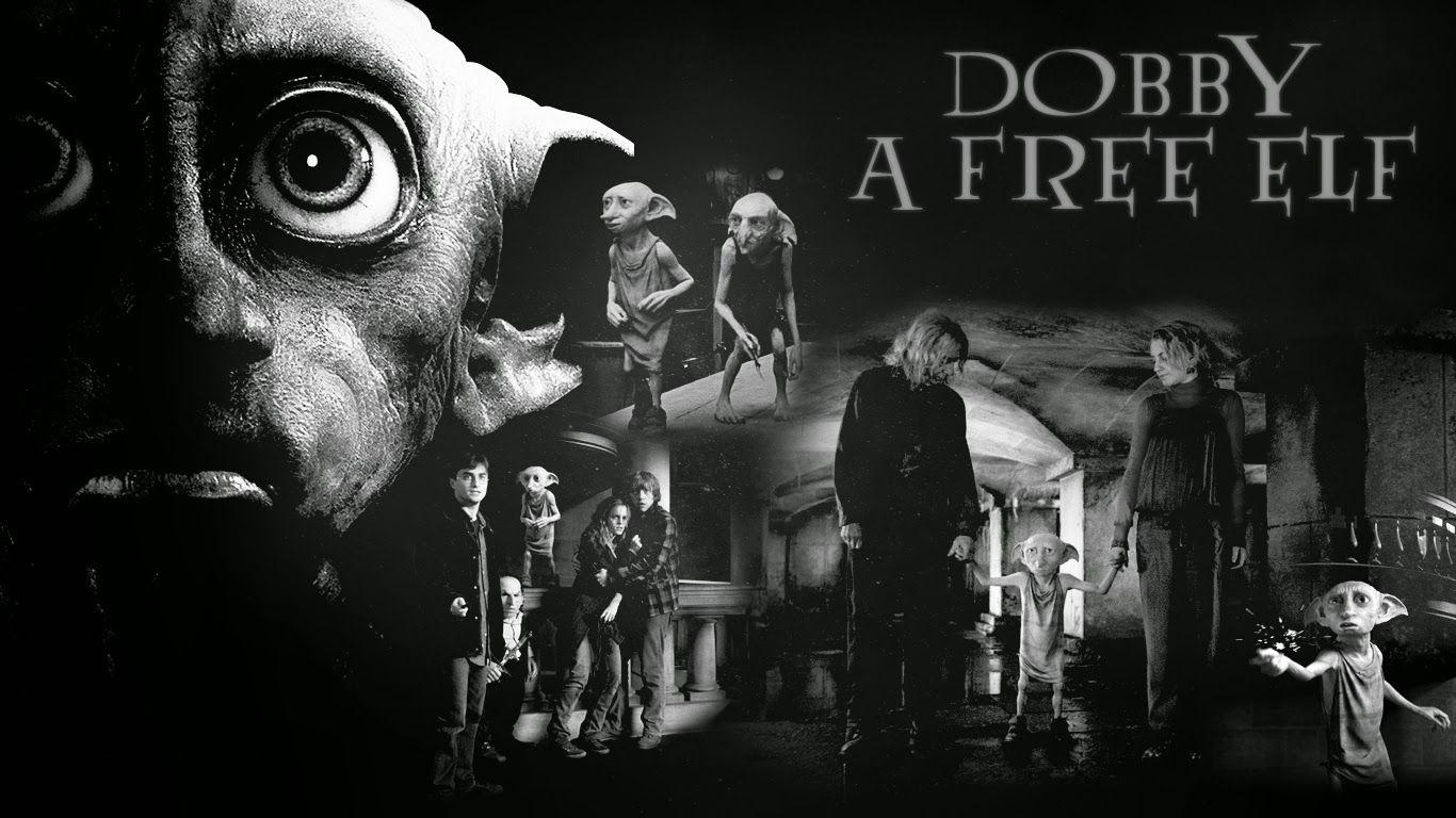 Dobby, Freier Elf, Magisch, Harry Potter, Filmzitat, 1370x770 HD Desktop