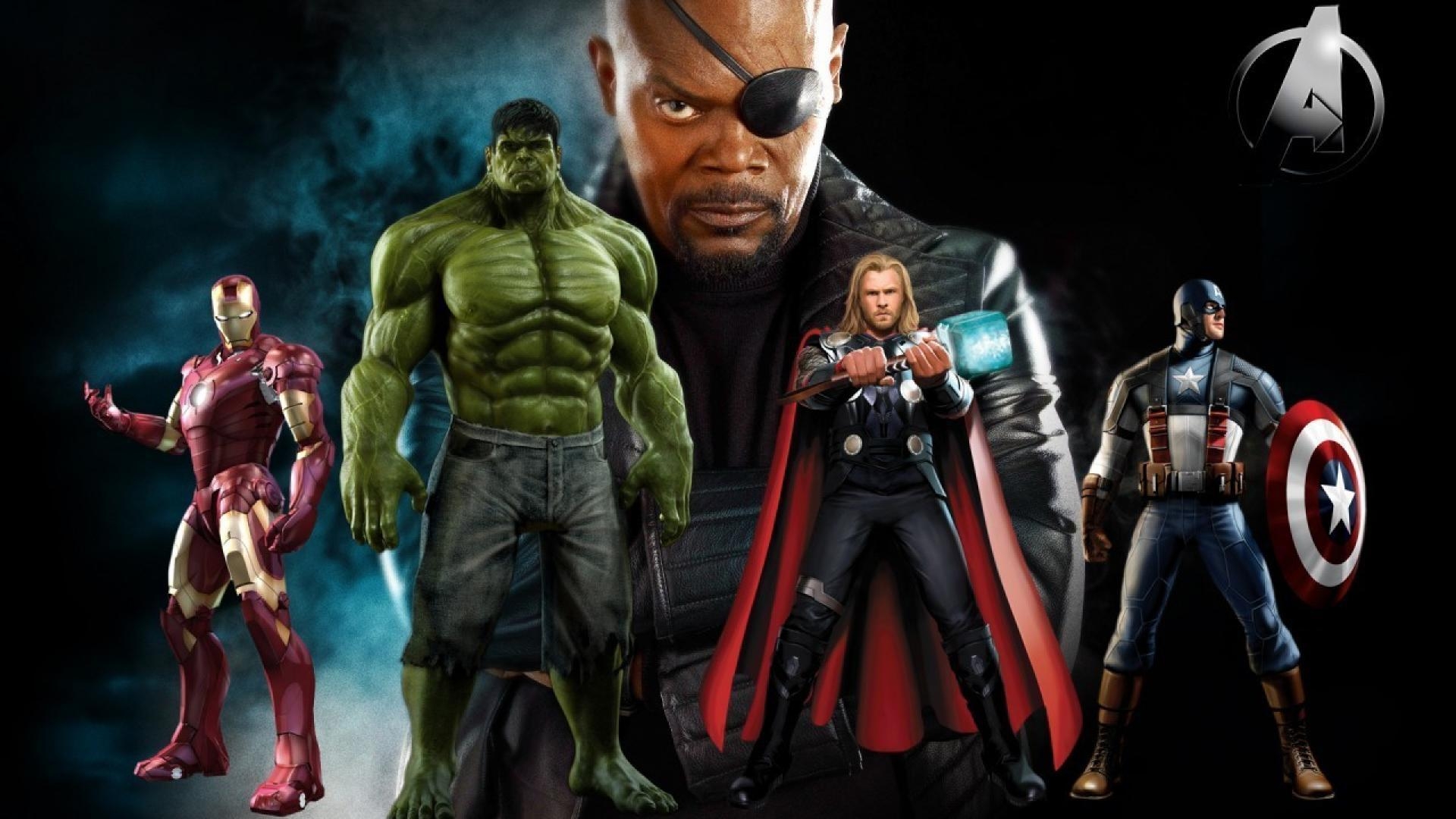 Nick Fury, Marvel Charakter, Hintergrund, Avengers, Bild, 1920x1080 Full HD Desktop