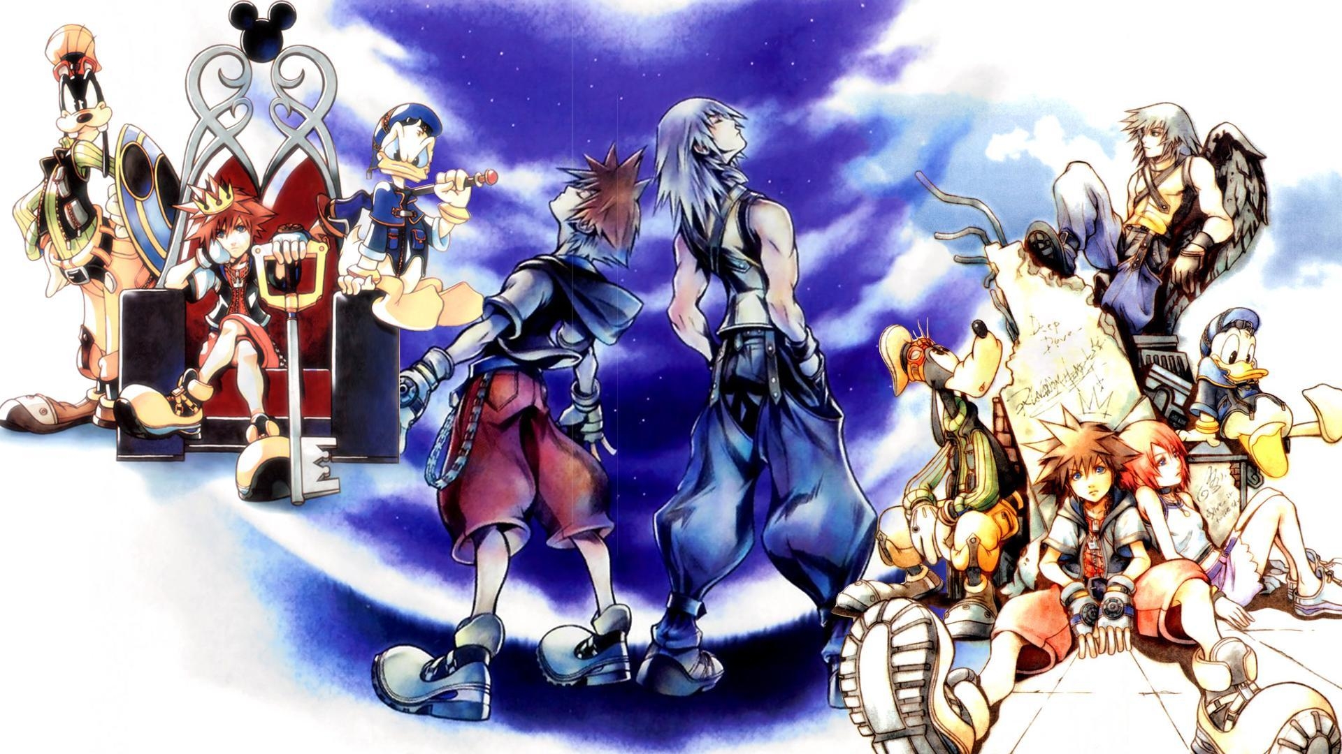 Kingdom Hearts, Lieblingsfiguren, Disney, Abenteuer, RPG, 1920x1080 Full HD Desktop