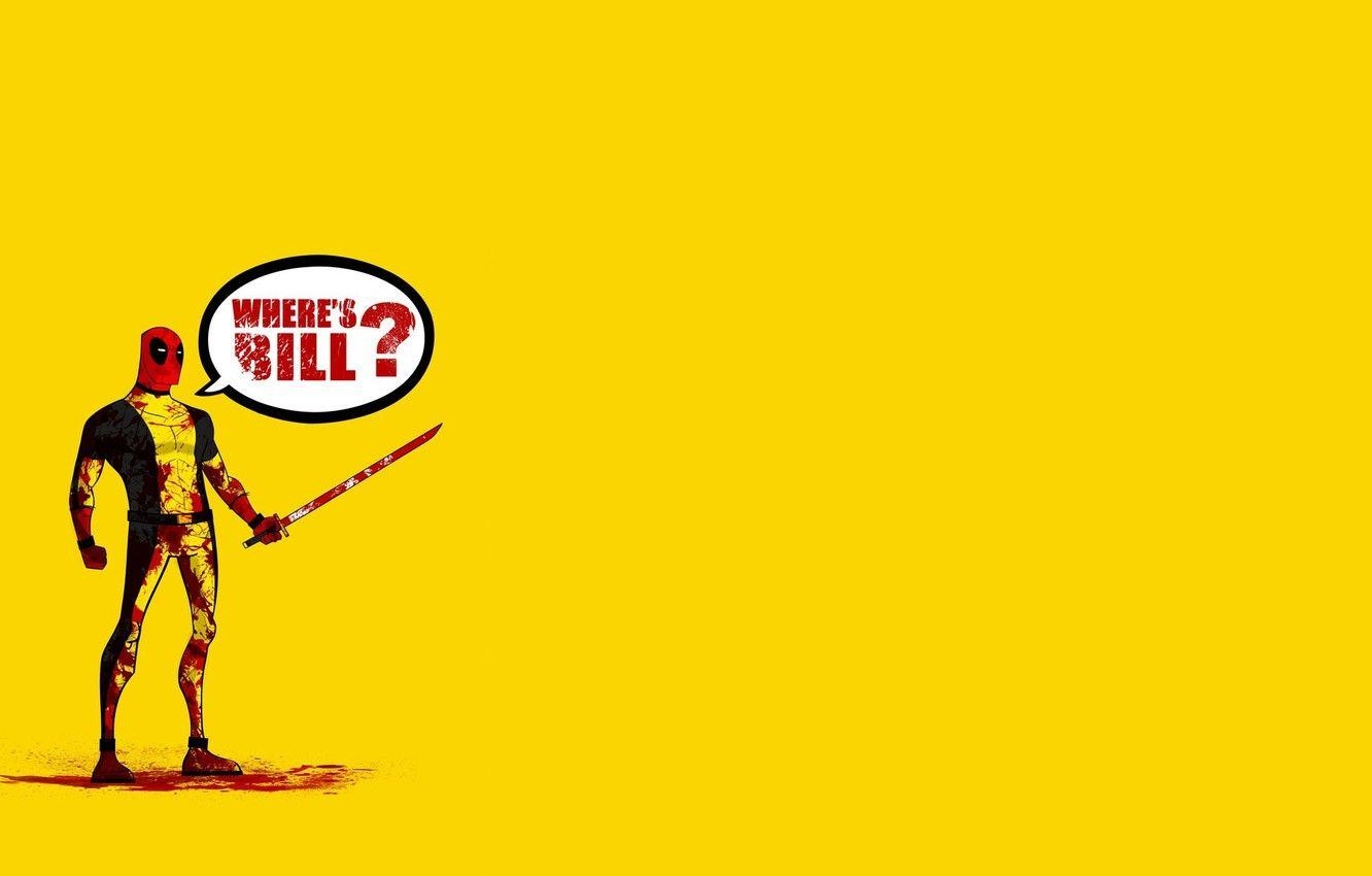 Kill Bill, Deadpool, Marvel, Wade, Film, 1340x850 HD Desktop