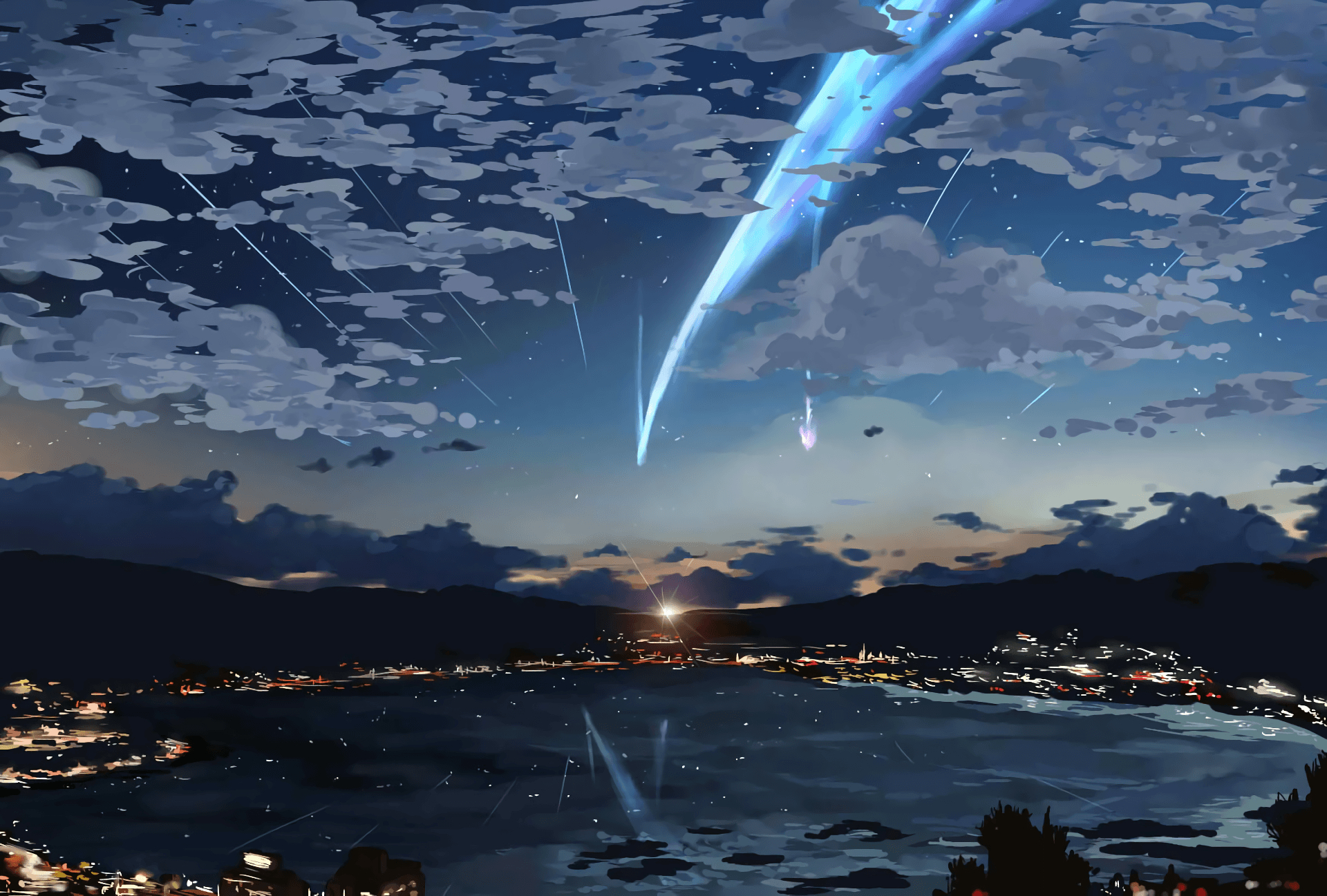 Your Name, Anime, Himmel, Sterne, Lichter, 1920x1300 HD Desktop