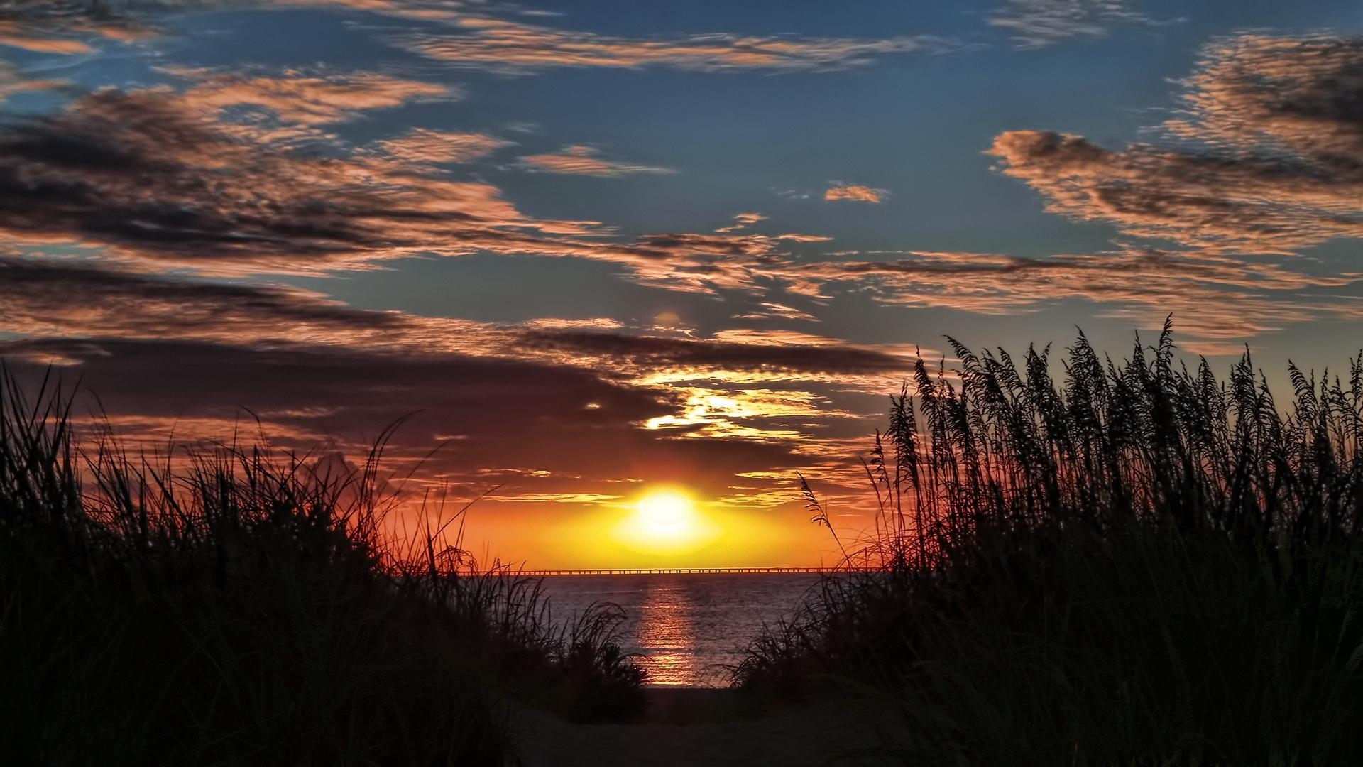 Virginia Beach, Küste, Strand, Reisen, USA, 1920x1080 Full HD Desktop