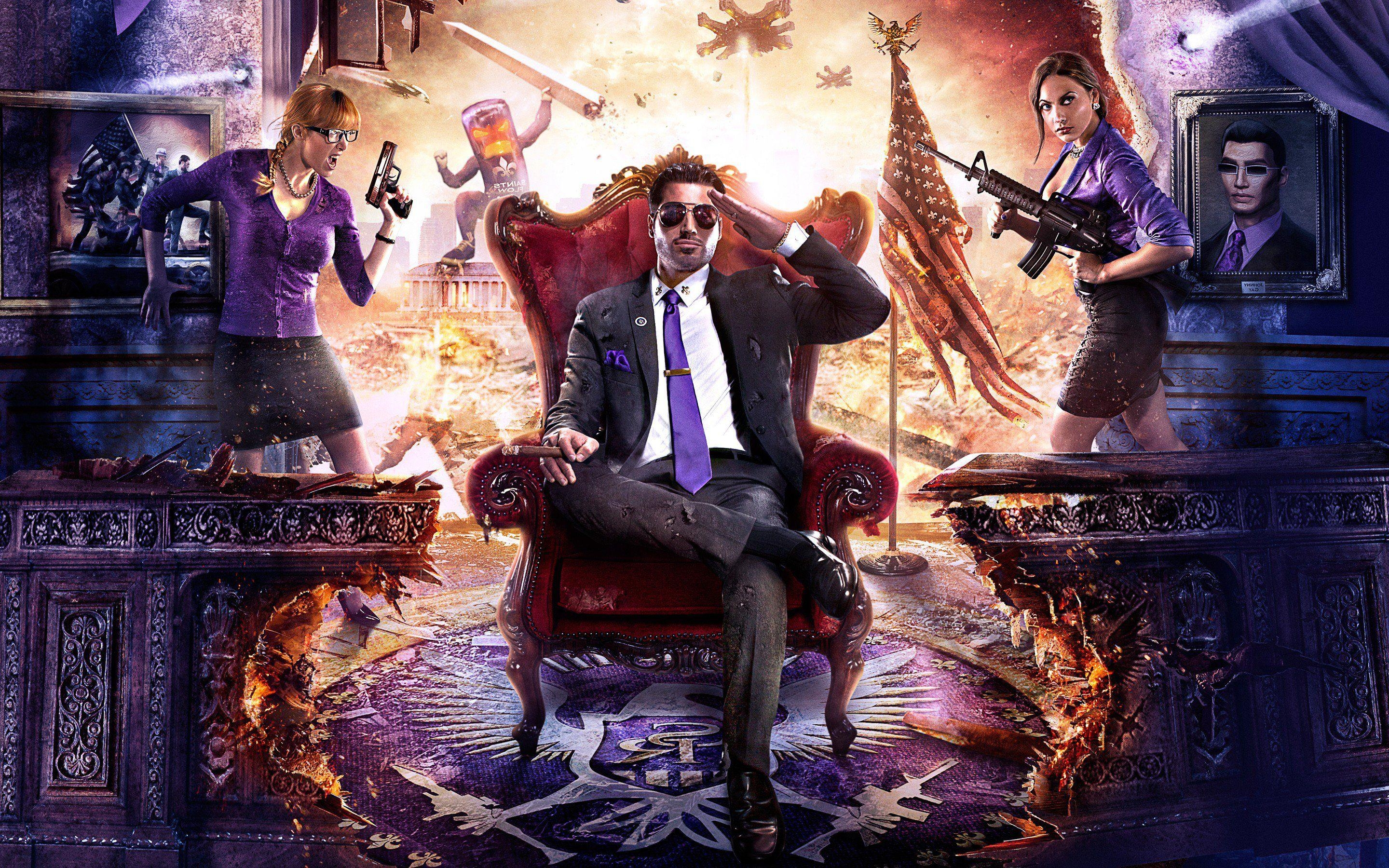 Saints Row, Artwork, MacBook, Retina, 4K, 2880x1800 HD Desktop