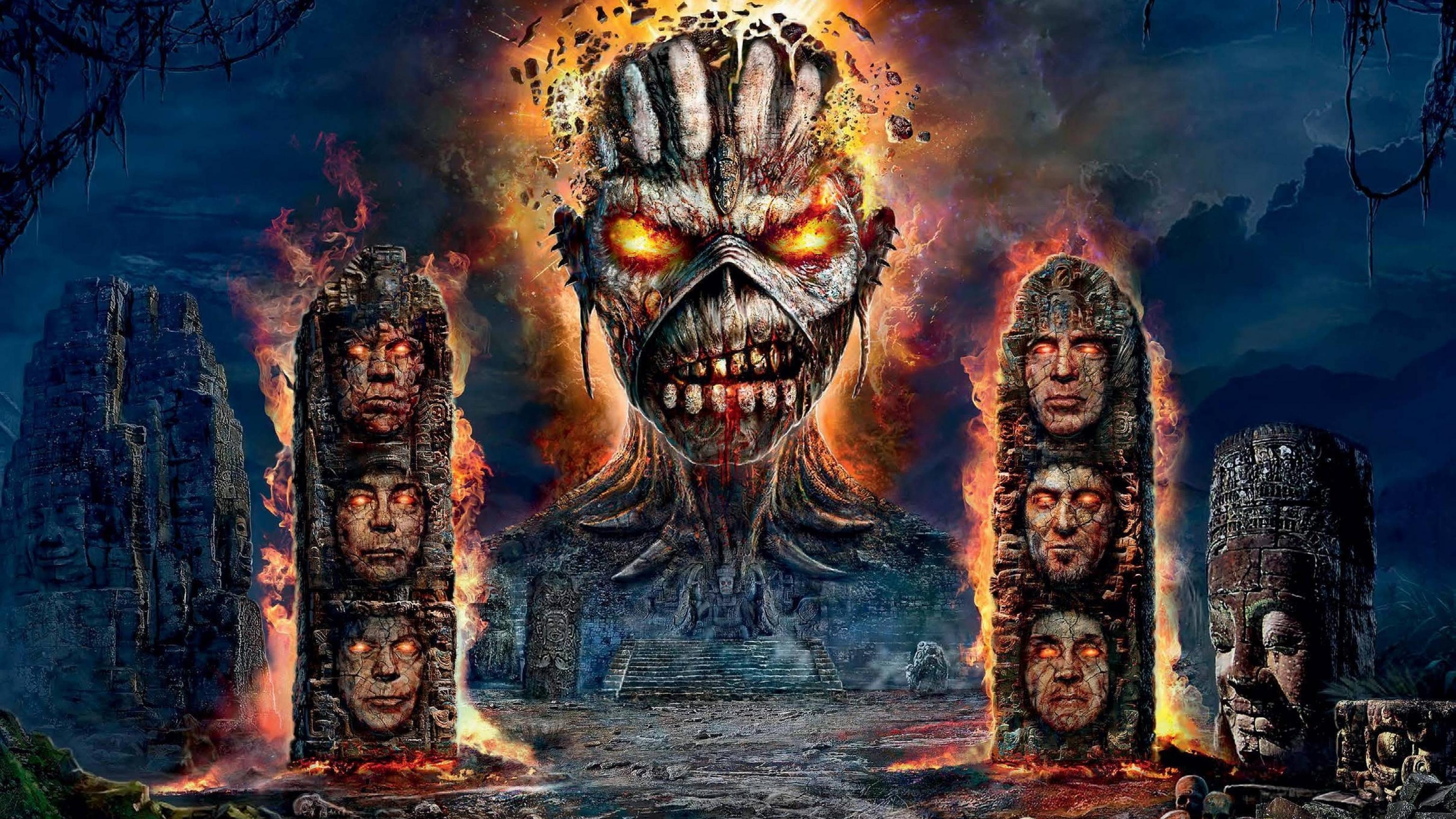 Iron Maiden, Band, Monster, 4K, Musik, 3080x1730 HD Desktop